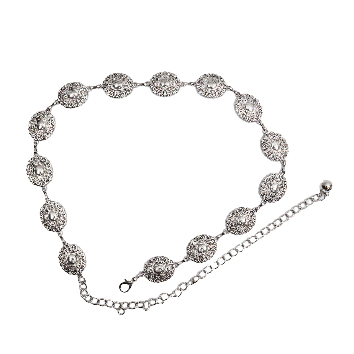 Oval Concho Chain Belt