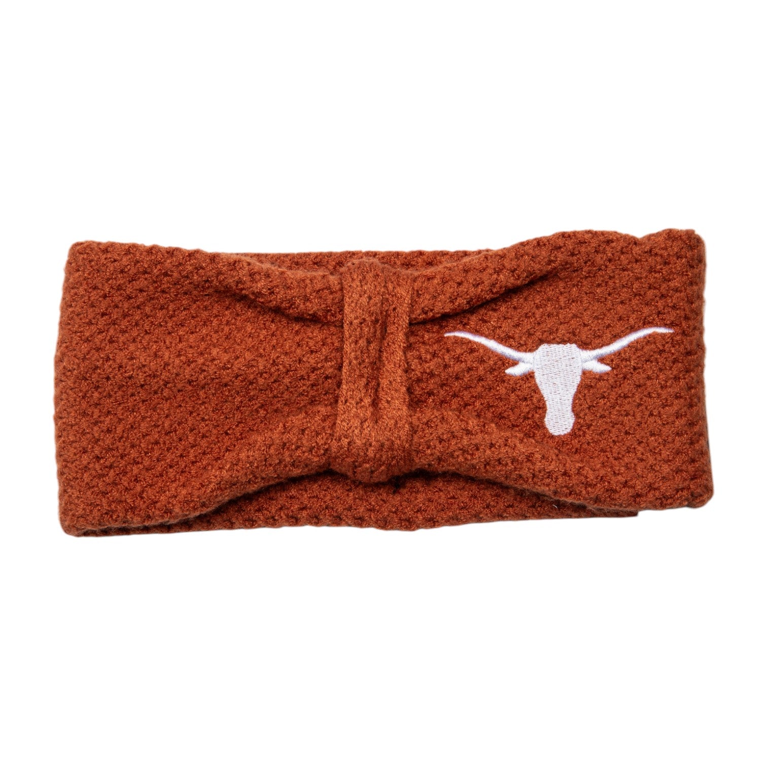 ZooZatZ Texas Longhorns Knit Bow Headband