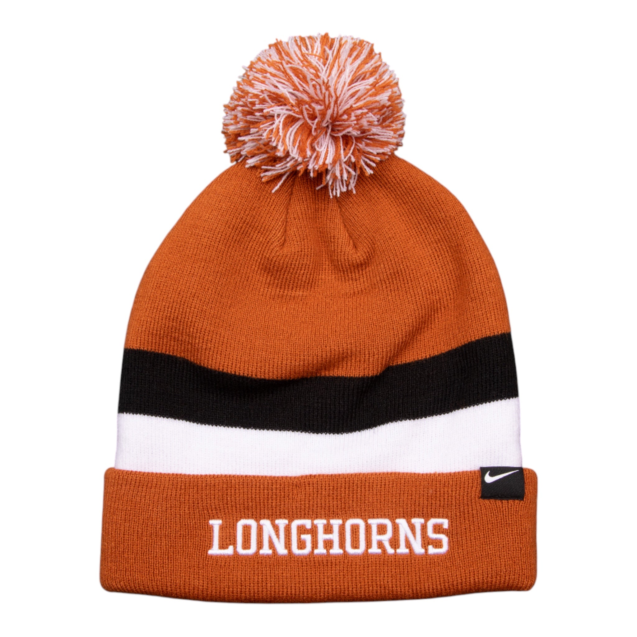 Nike Texas Longhorns Peak Campus Standard Cuff Pom Beanie