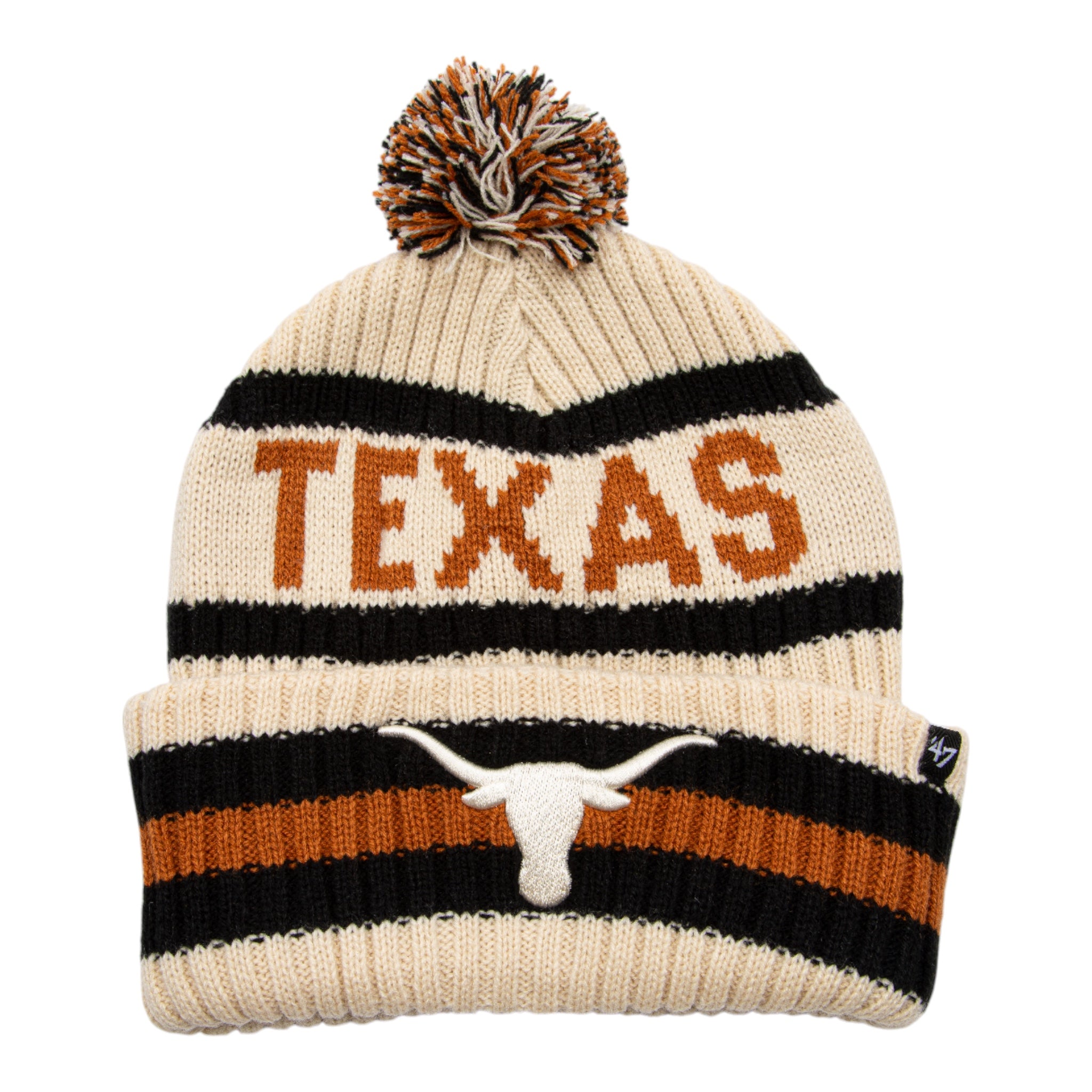 Texas Longhorns '47 Bering Cuff Pom Knit