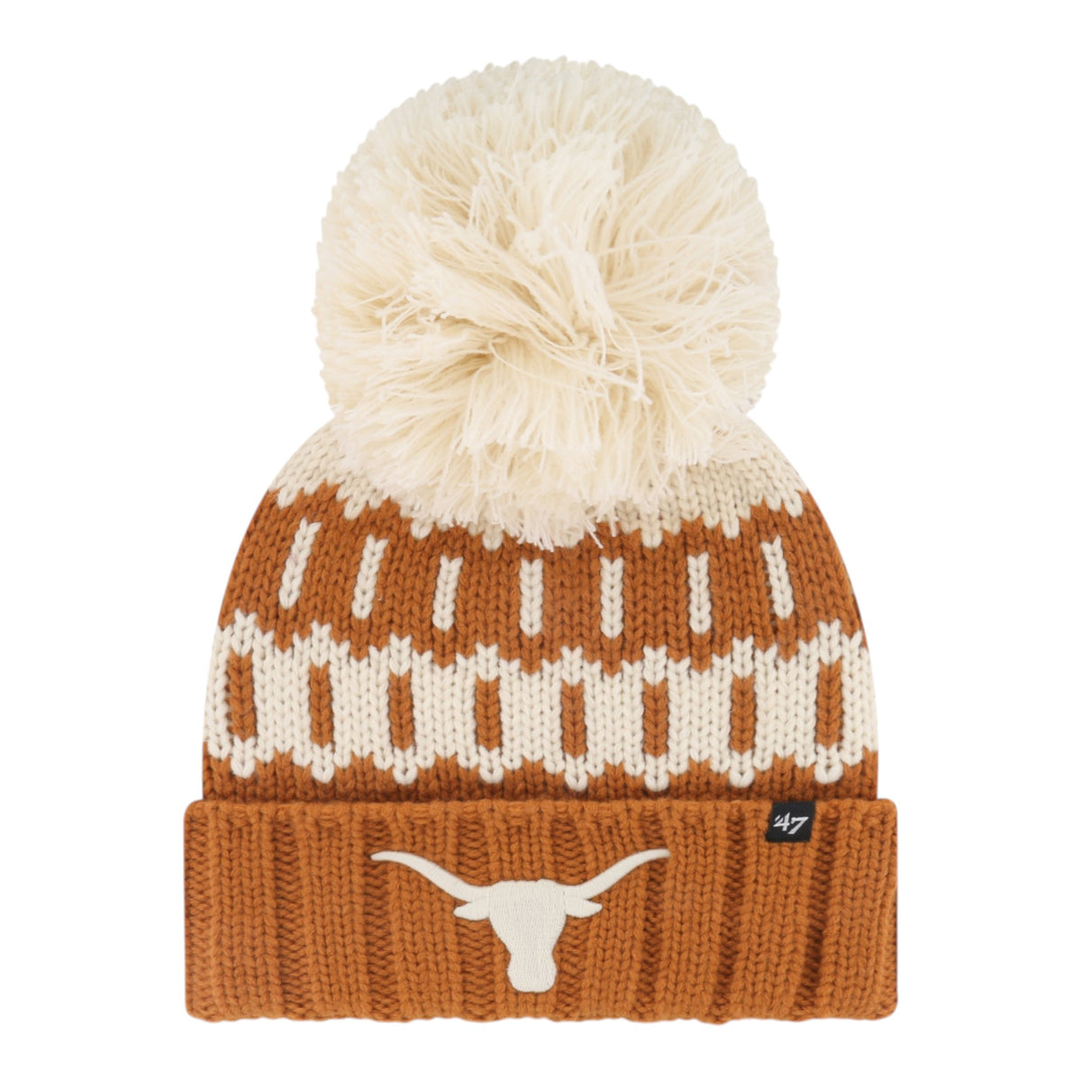 Texas Longhorns '47 Women's Felicity Cuff Pom Knit