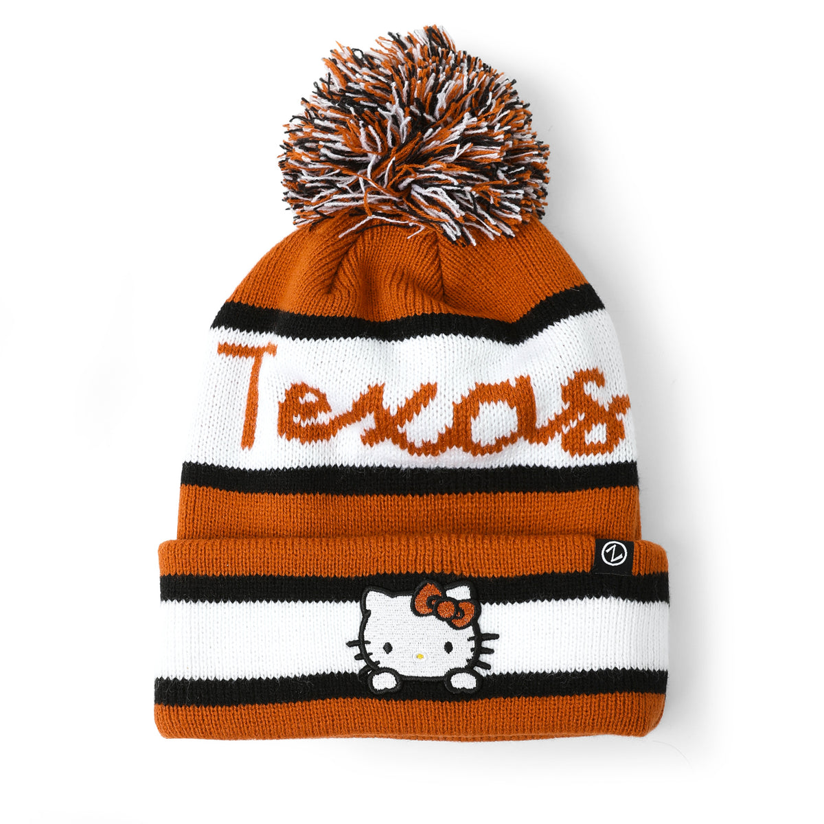 Texas Longhorns Hello Kitty Cuff Pom Knit