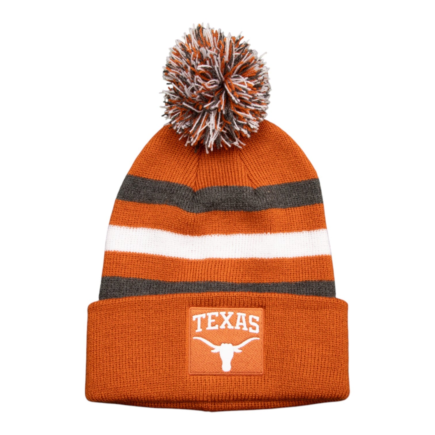 Youth Texas Longhorns Knit Halftime Cuff Pom Beanie
