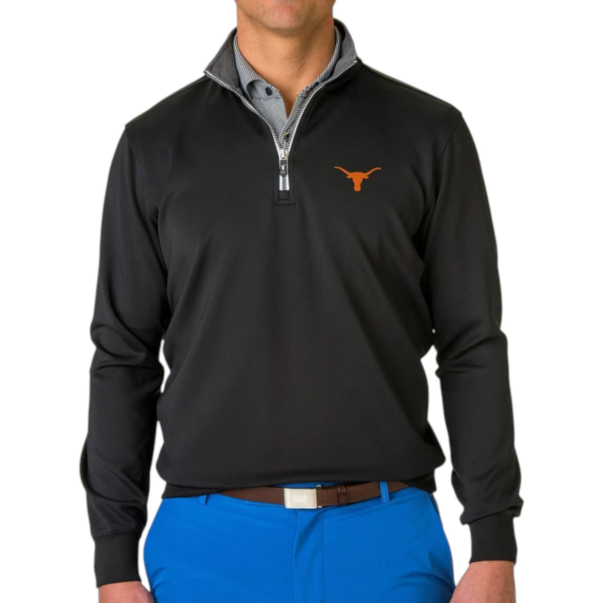 Fairway & Greene Texas Longhorns Caves Quarter Zip Pullover