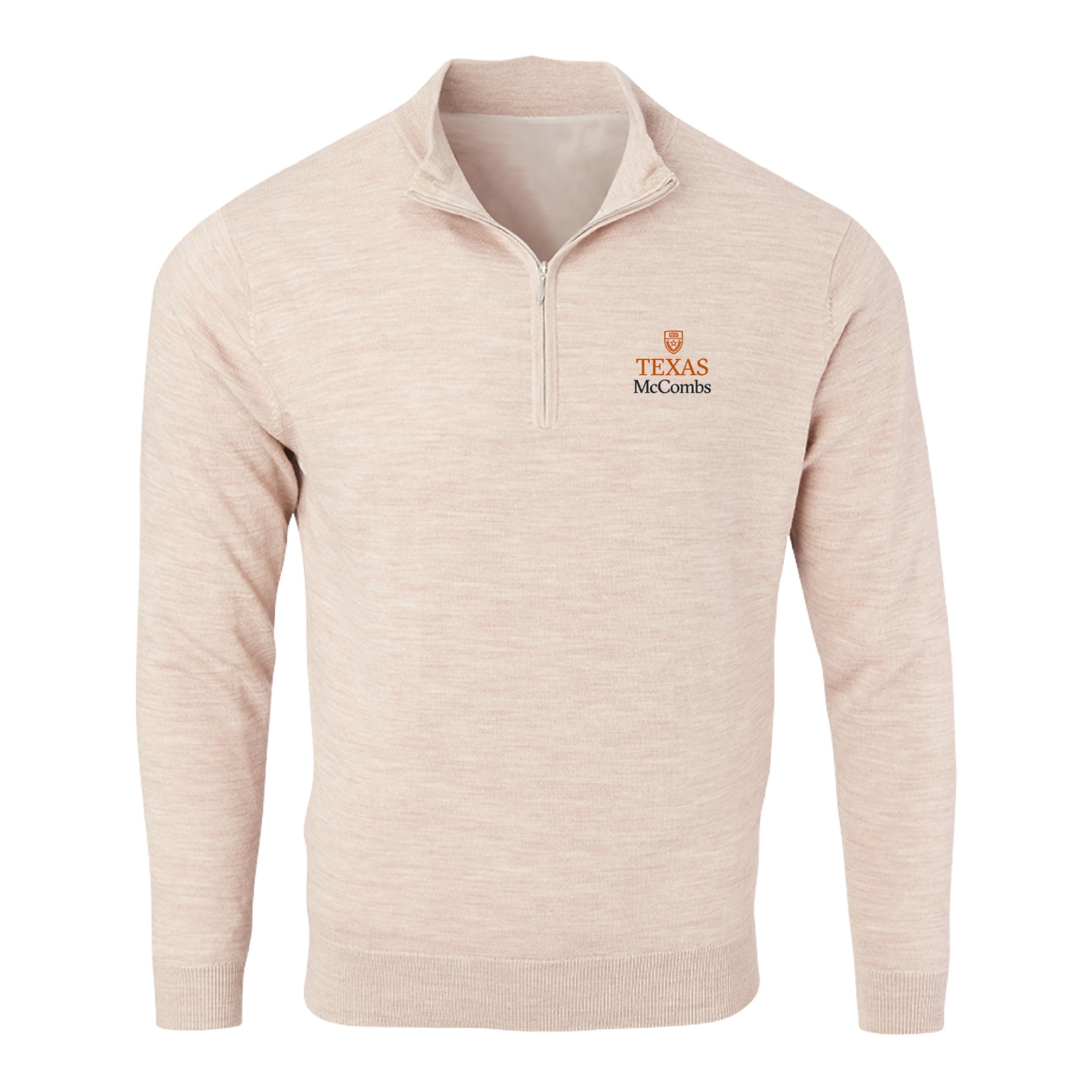 Forty Acres University of Texas McCombs Merino Half Zip