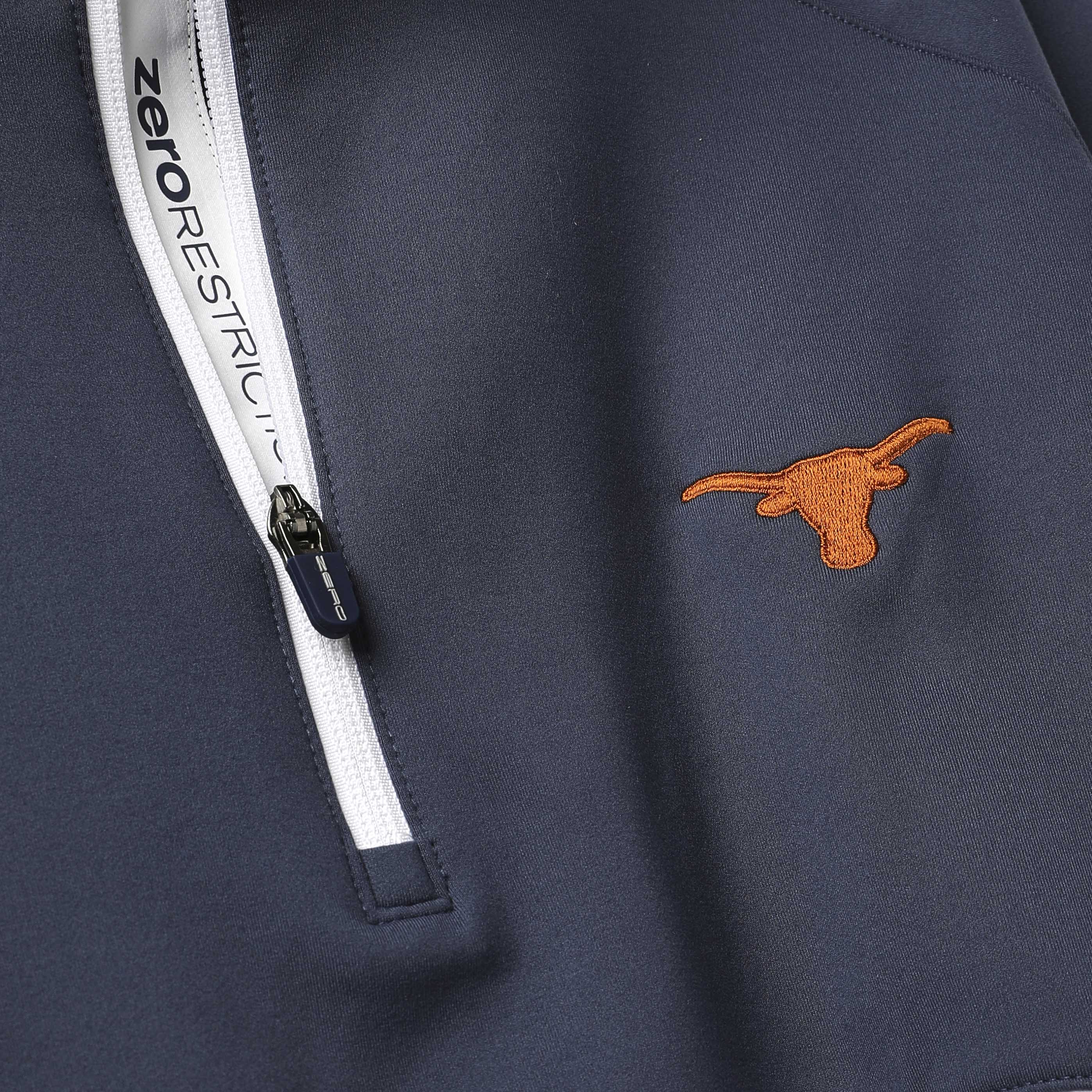 Zero Restriction Texas Longhorns TKO Quarter Zip