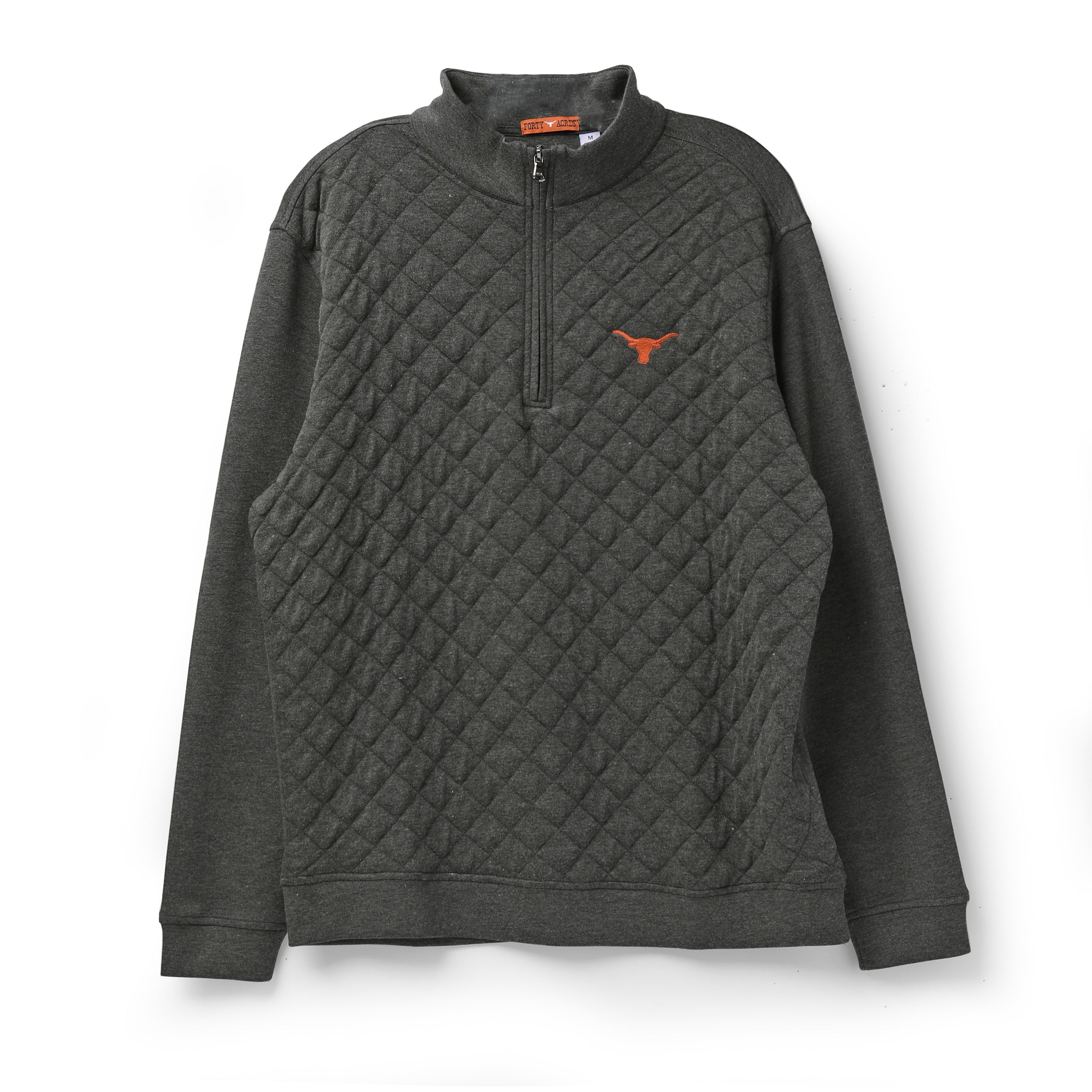 Forty Acres Texas Longhorns Spring Quilted Half Zip