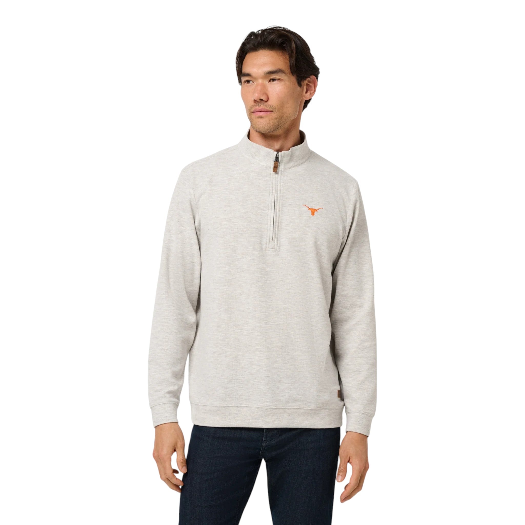TravisMathew Texas Longhorns Cloud Home Game Quarter Zip