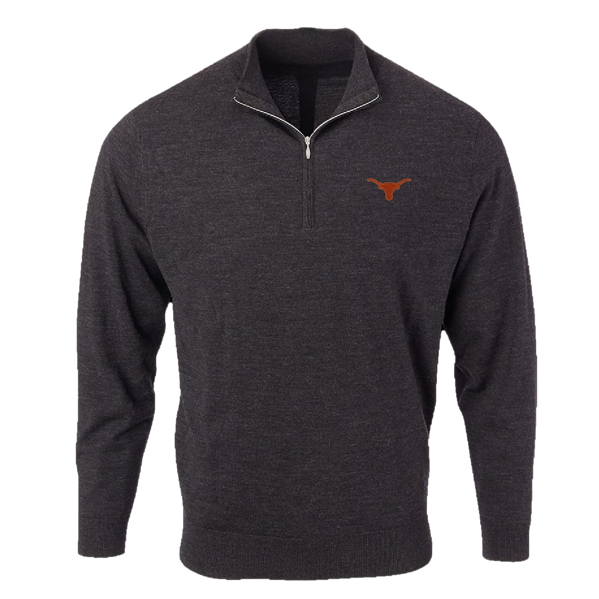 Forty Acres Texas Longhorns Chitown Merino Half Zip Pullover