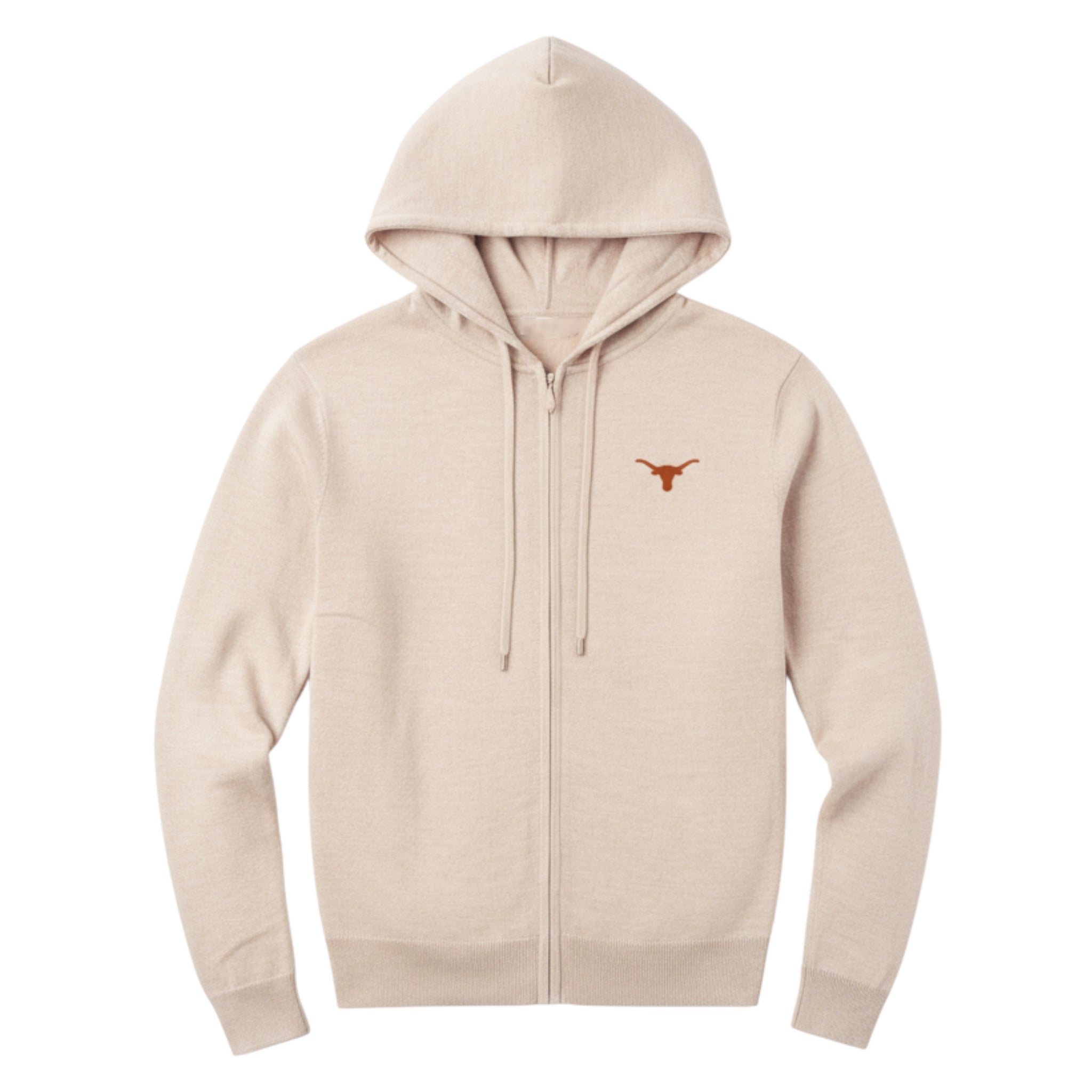 Forty Acres Texas Longhorns Chitown Merino Full Zip Hoodie