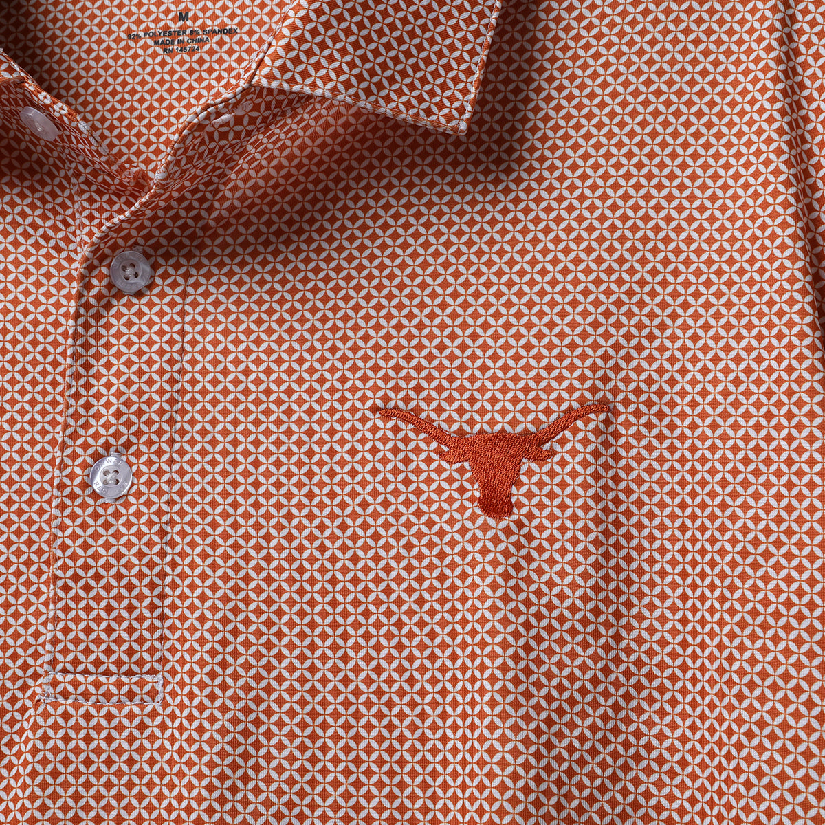 Texas Longhorns Scope Printed Performance Polo