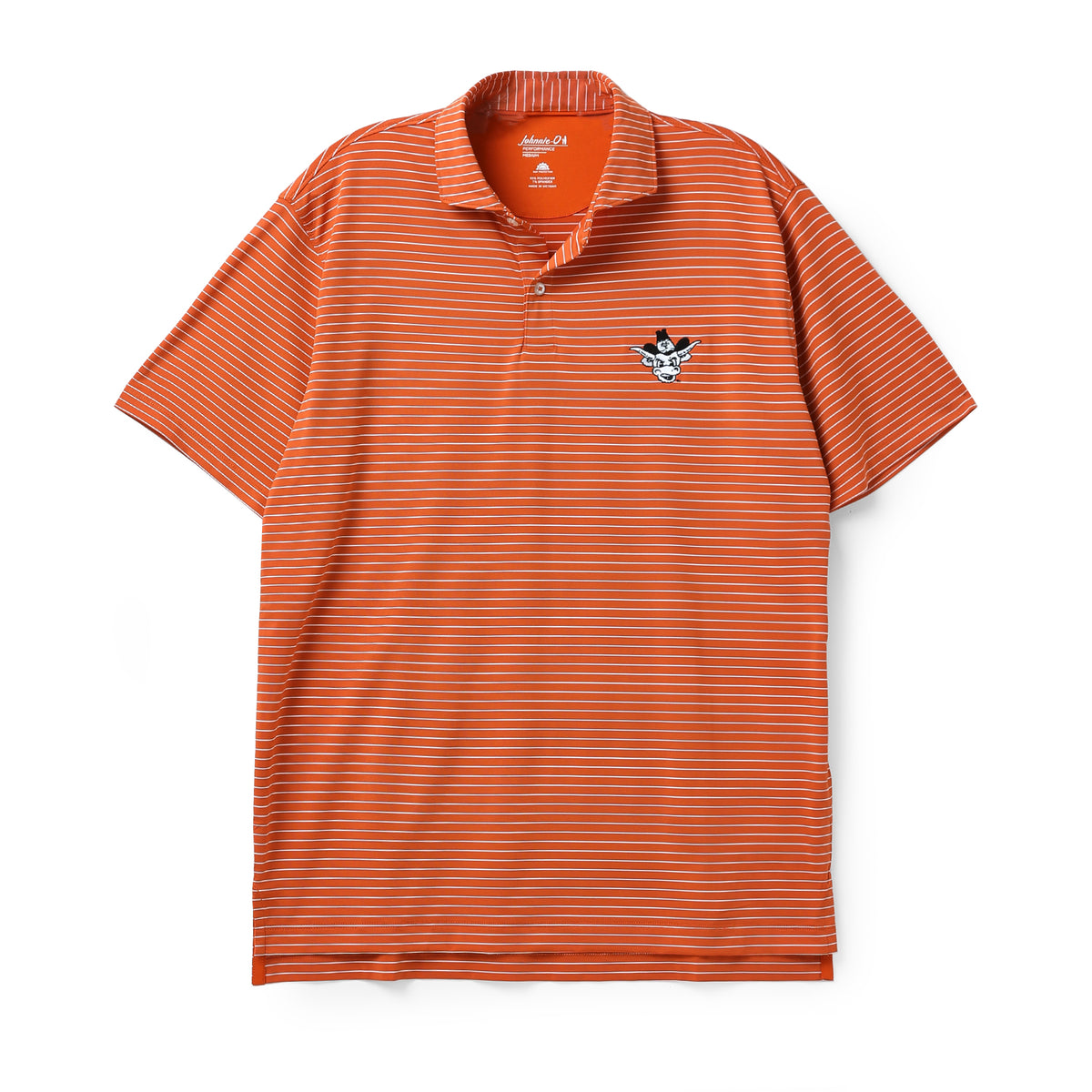 Johnnie-O Texas Longhorns Beau Pinstripe Vault Polo