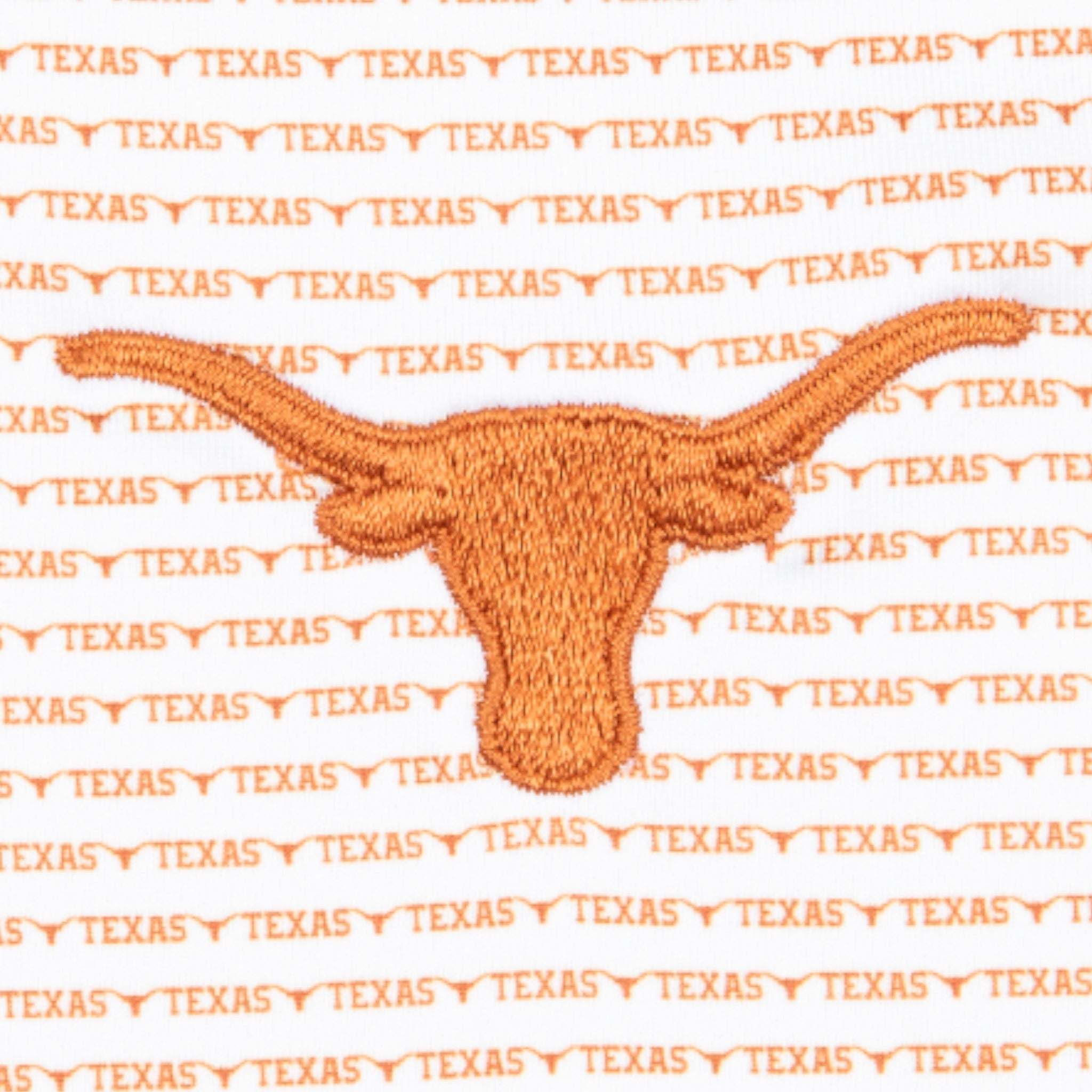 Forty Acres Texas Longhorns Alternating Stripe Polo