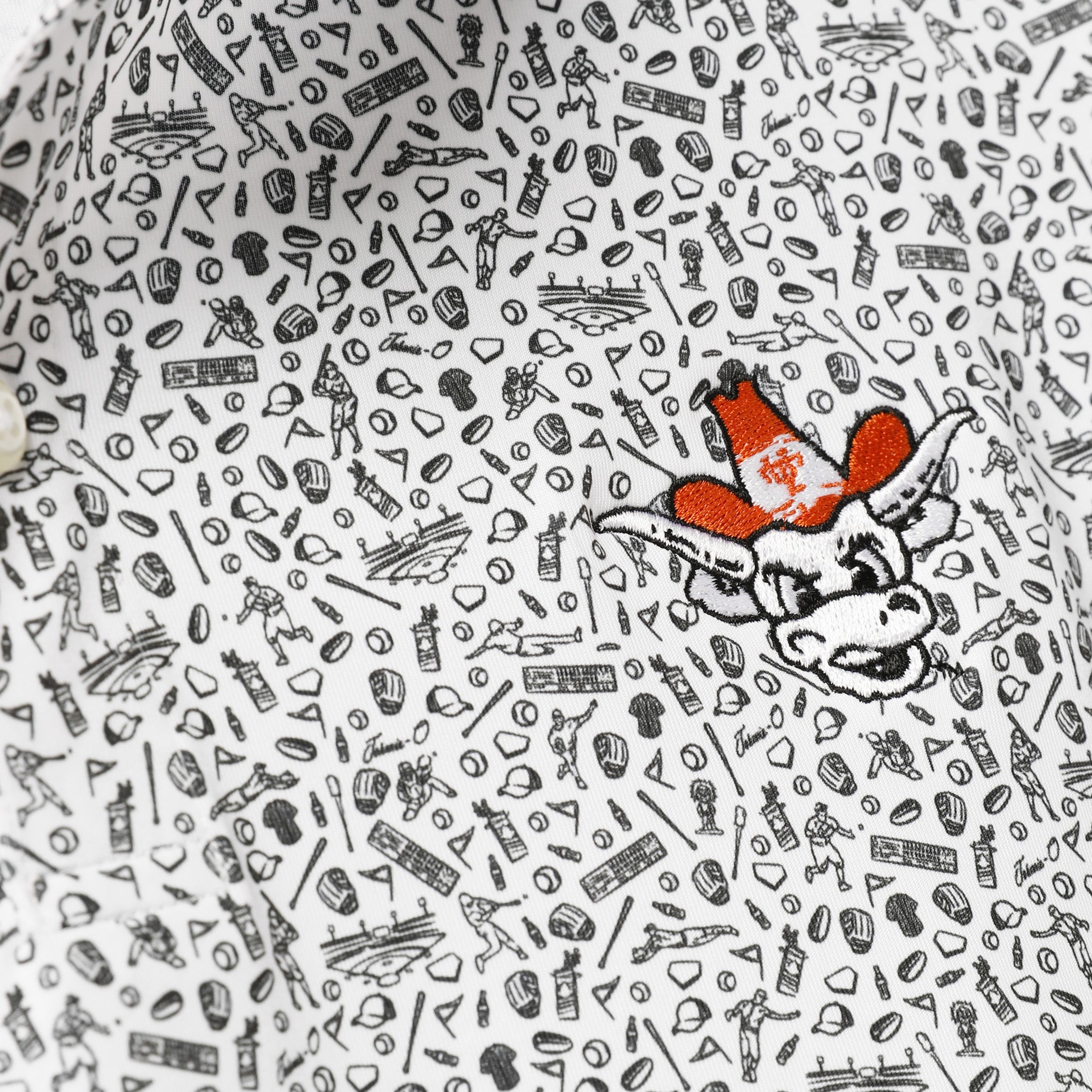 Johnnie-O Texas Longhorns Rally Cap All Over Print Vault Sport Polo