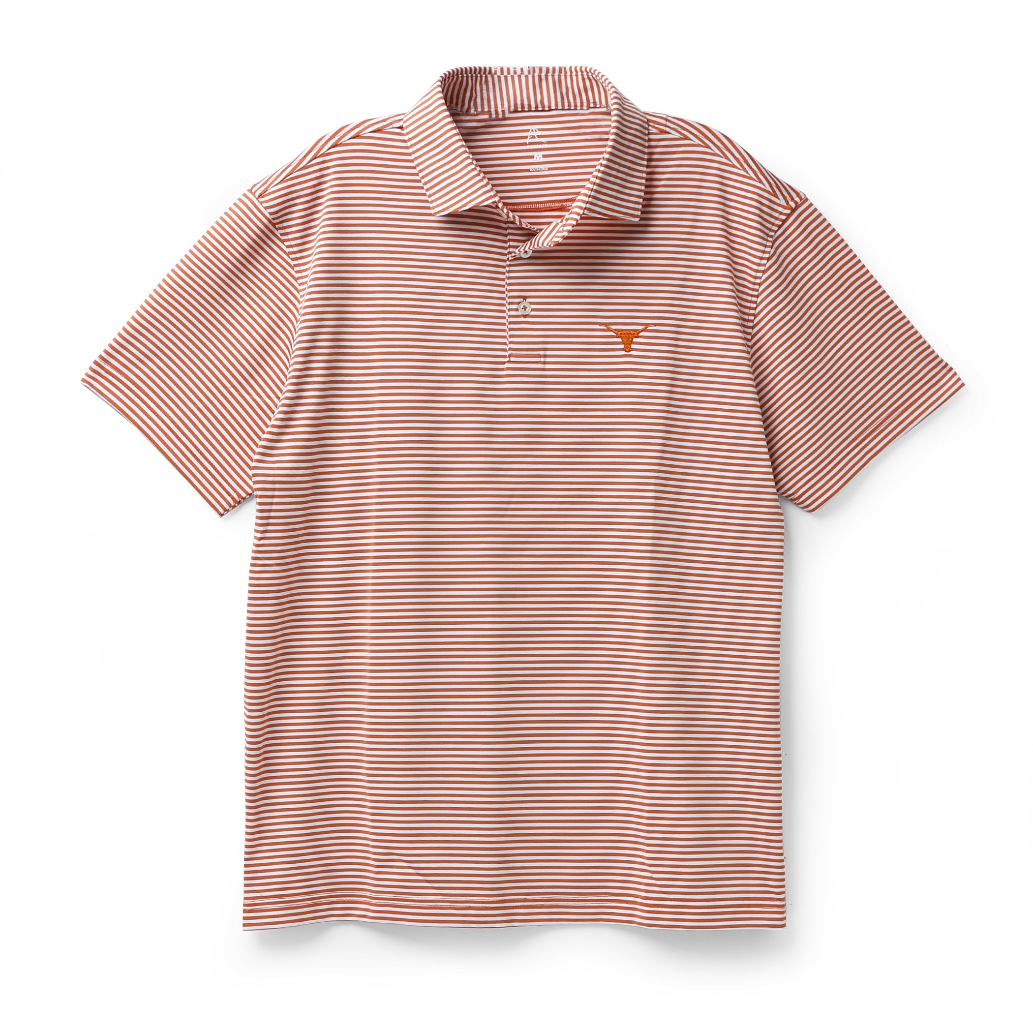 Rhoback Texas Longhorns Birdie Stripe Polo 