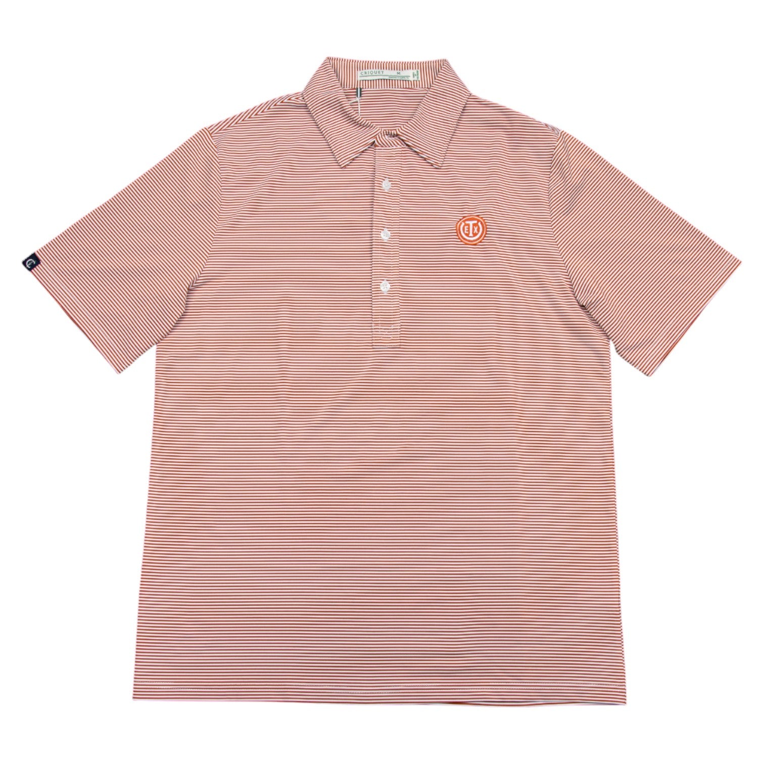 Texas Exes Performance Range Hobby Stripe Polo