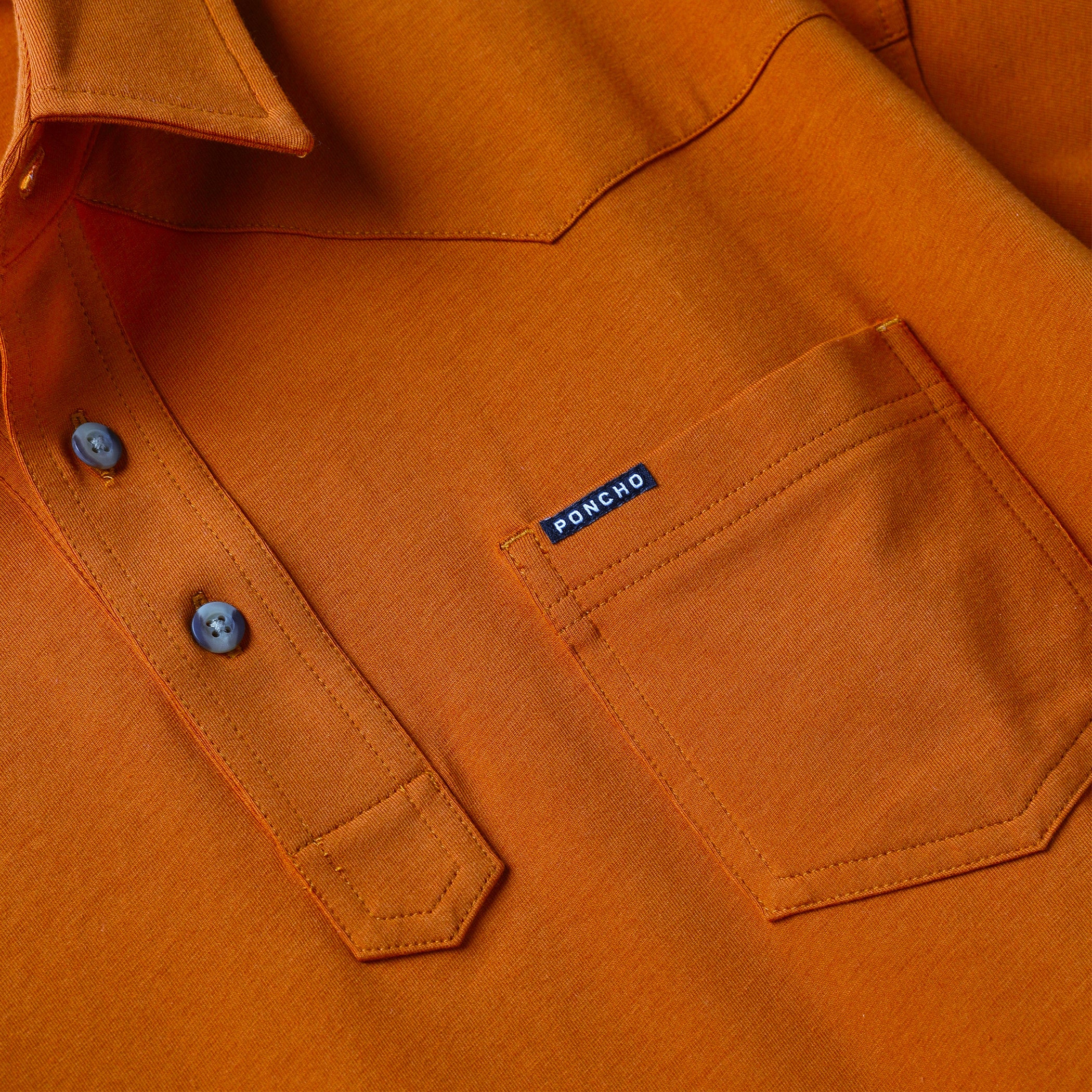 Poncho Solid Western Field Polo