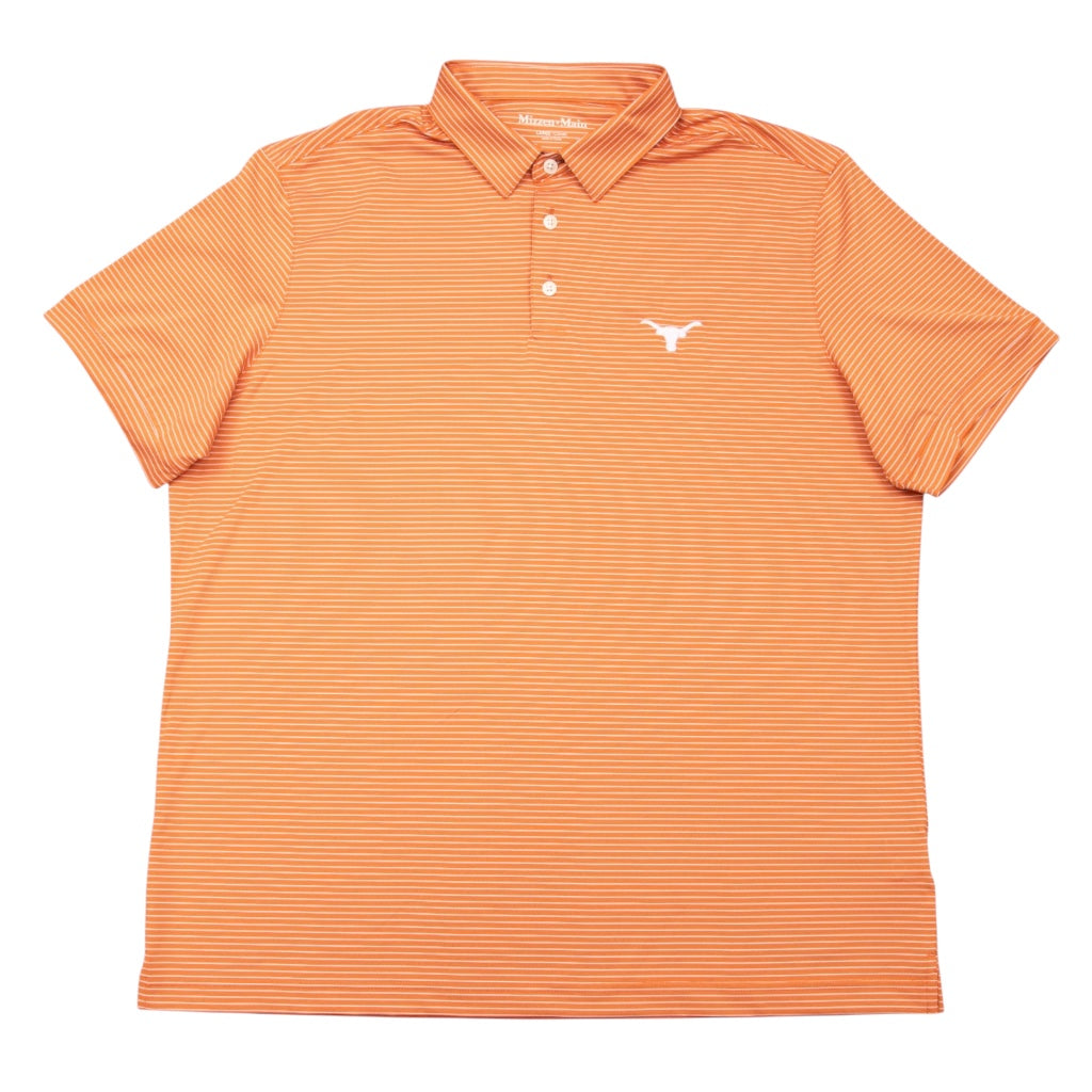 Texas Longhorns Alternating Stripe Classic Fit Versa Polo