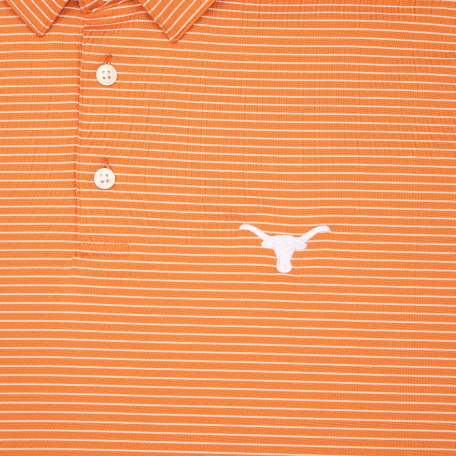 Texas Longhorns Alternating Stripe Classic Fit Versa Polo