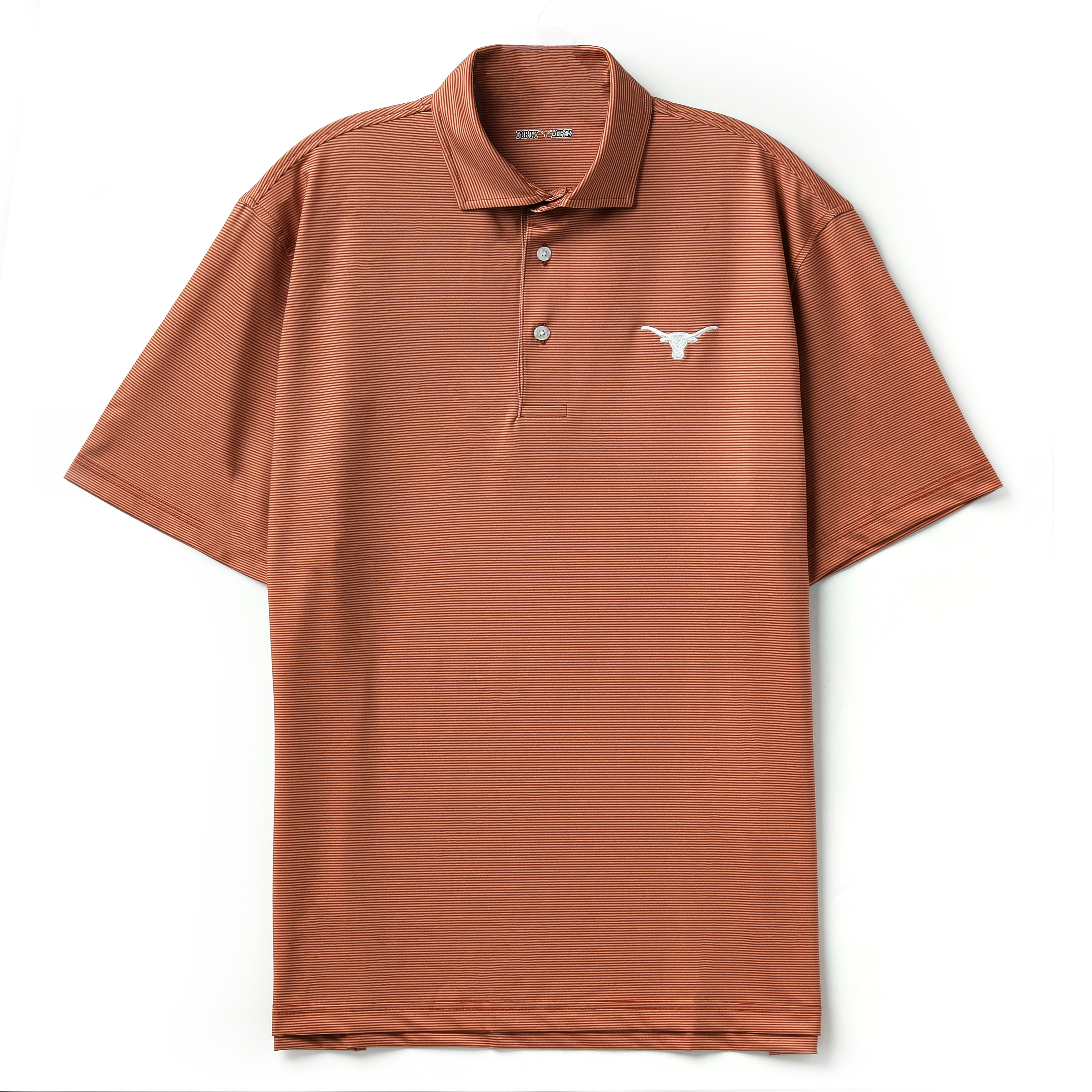 Forty Acres Texas Longhorns Tonal Stripe Polo