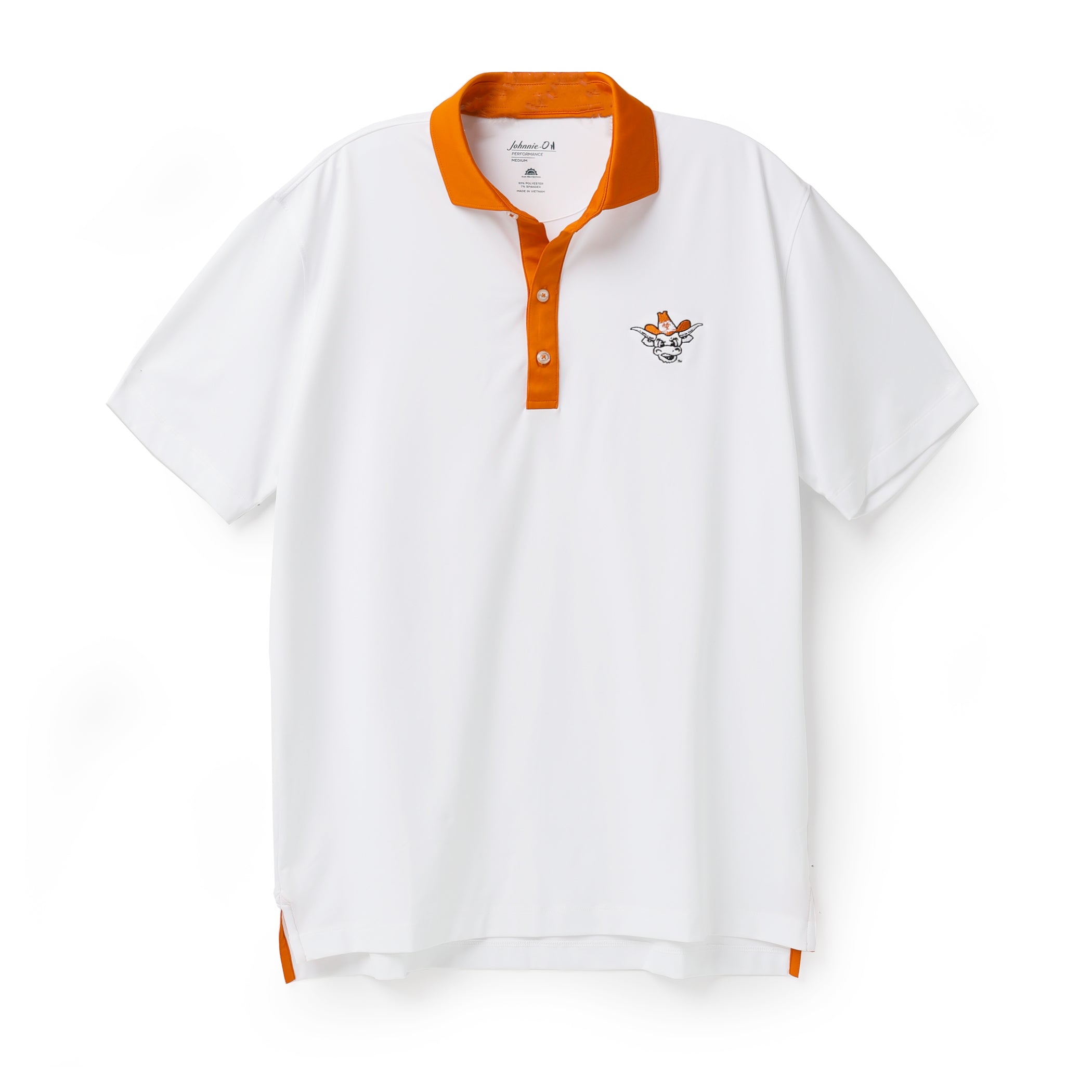 Johnnie-O Texas Longhorns Vault Ramos Baseball Polo