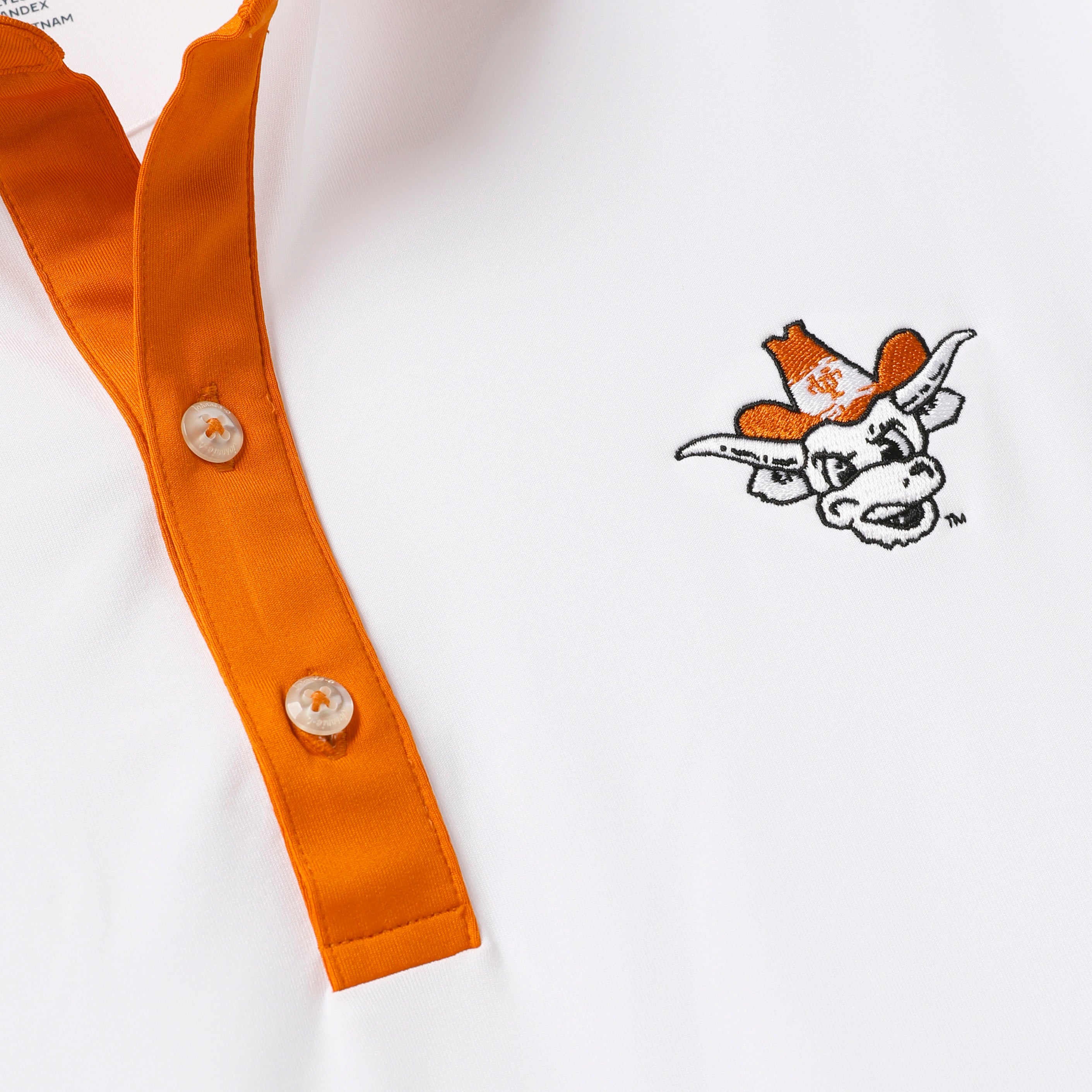 Johnnie-O Texas Longhorns Vault Ramos Baseball Polo