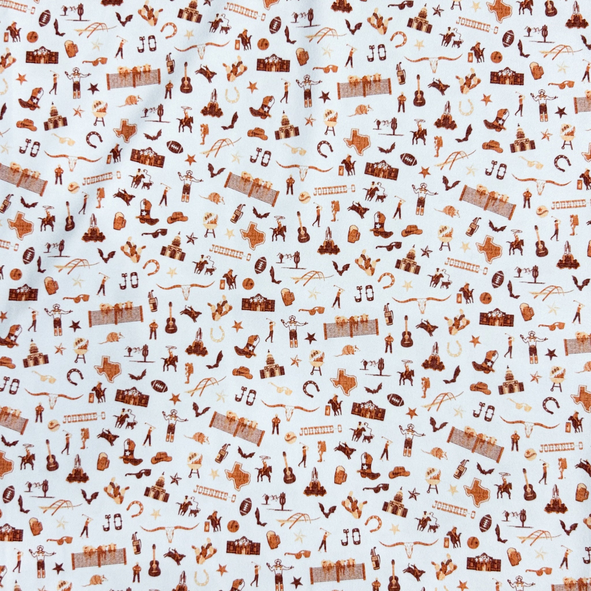 Johnnie-O Texas Exes Icon Print Polo