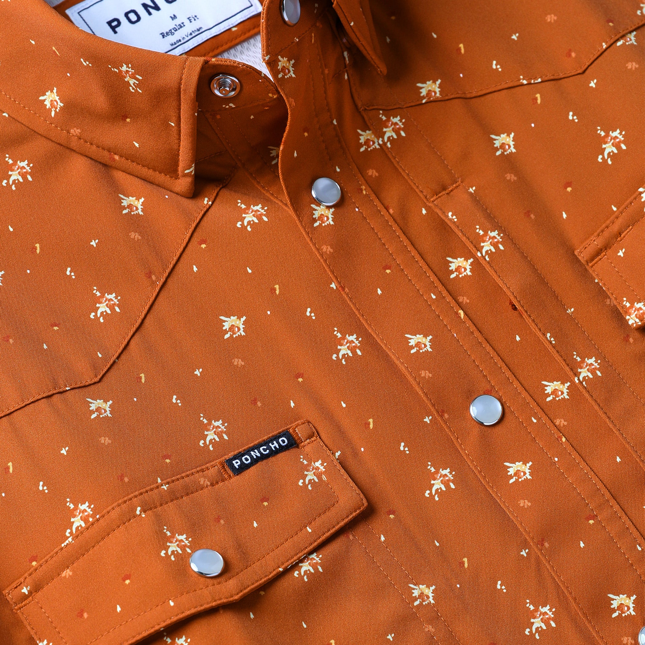 Poncho The Fourth and Five Western Regular Fit Dress Shirt
