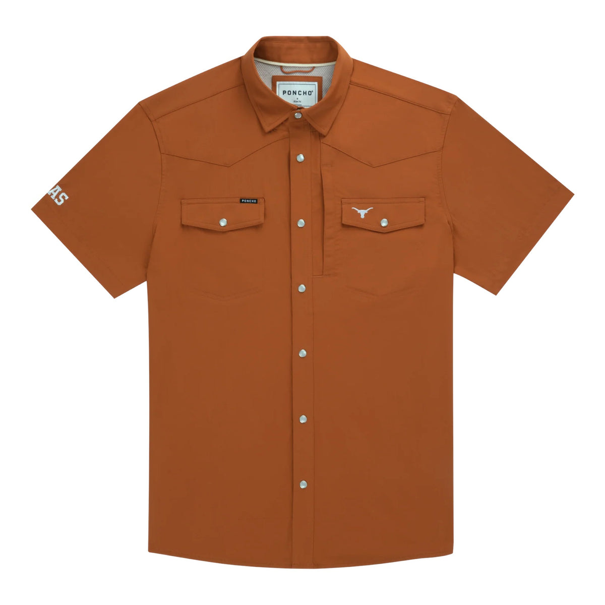 Poncho The Bertha Western Regular Fit Short Sleeve Dress Shirt