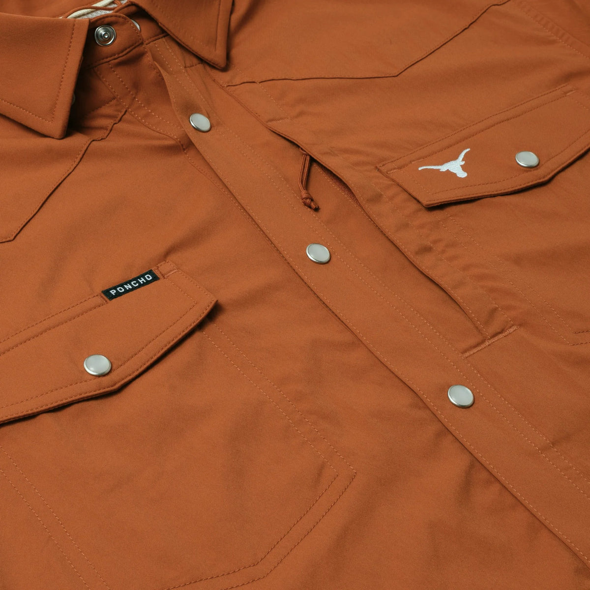 Poncho The Bertha Western Regular Fit Short Sleeve Dress Shirt