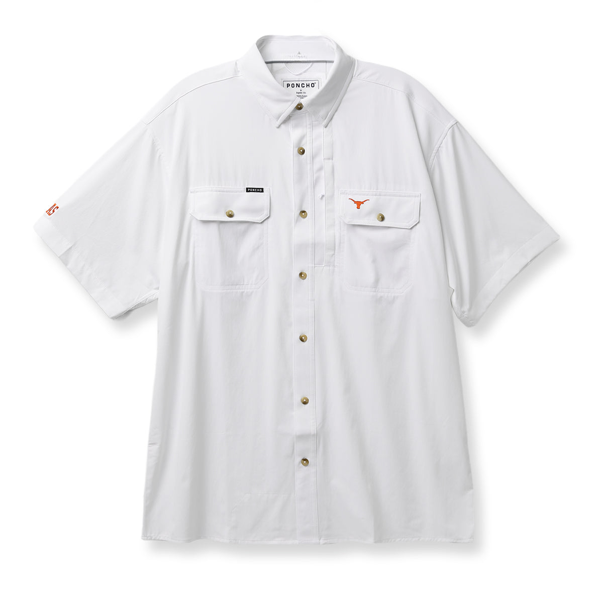 Poncho Texas Longhorns The Drag Original Regular Fit Dres Shirt