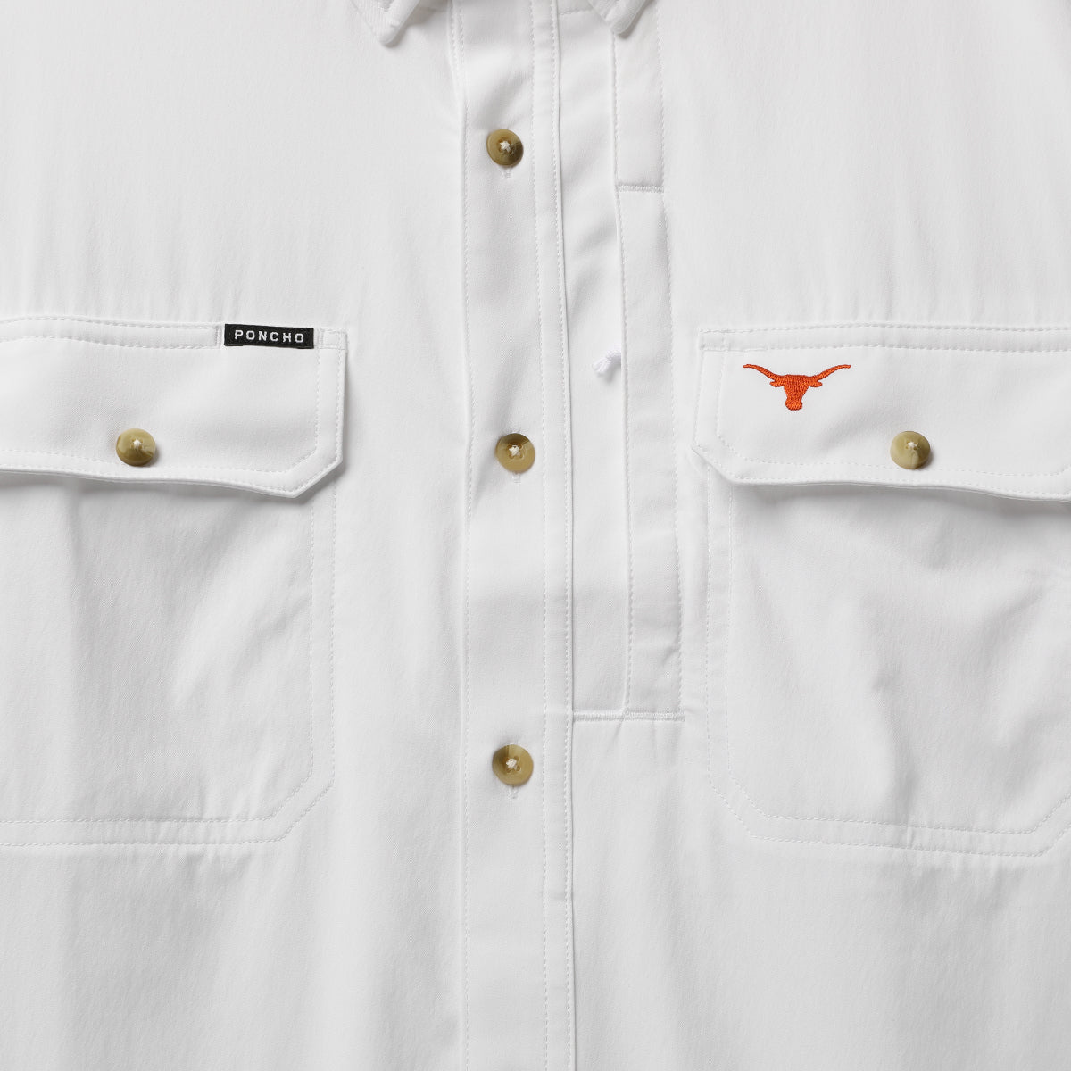 Poncho Texas Longhorns The Drag Original Regular Fit Dres Shirt
