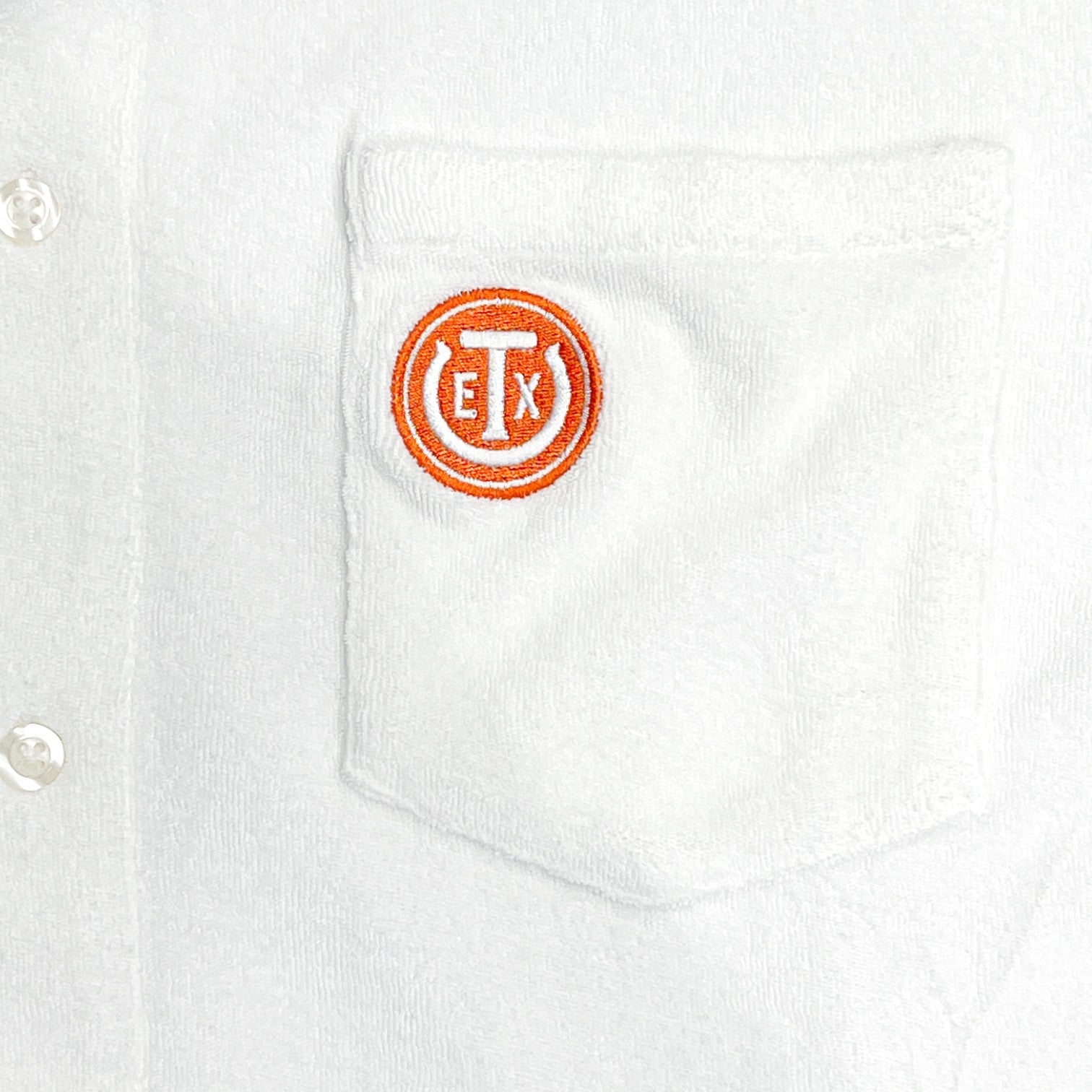 Texas Exes Terrycloth Button Down Polo