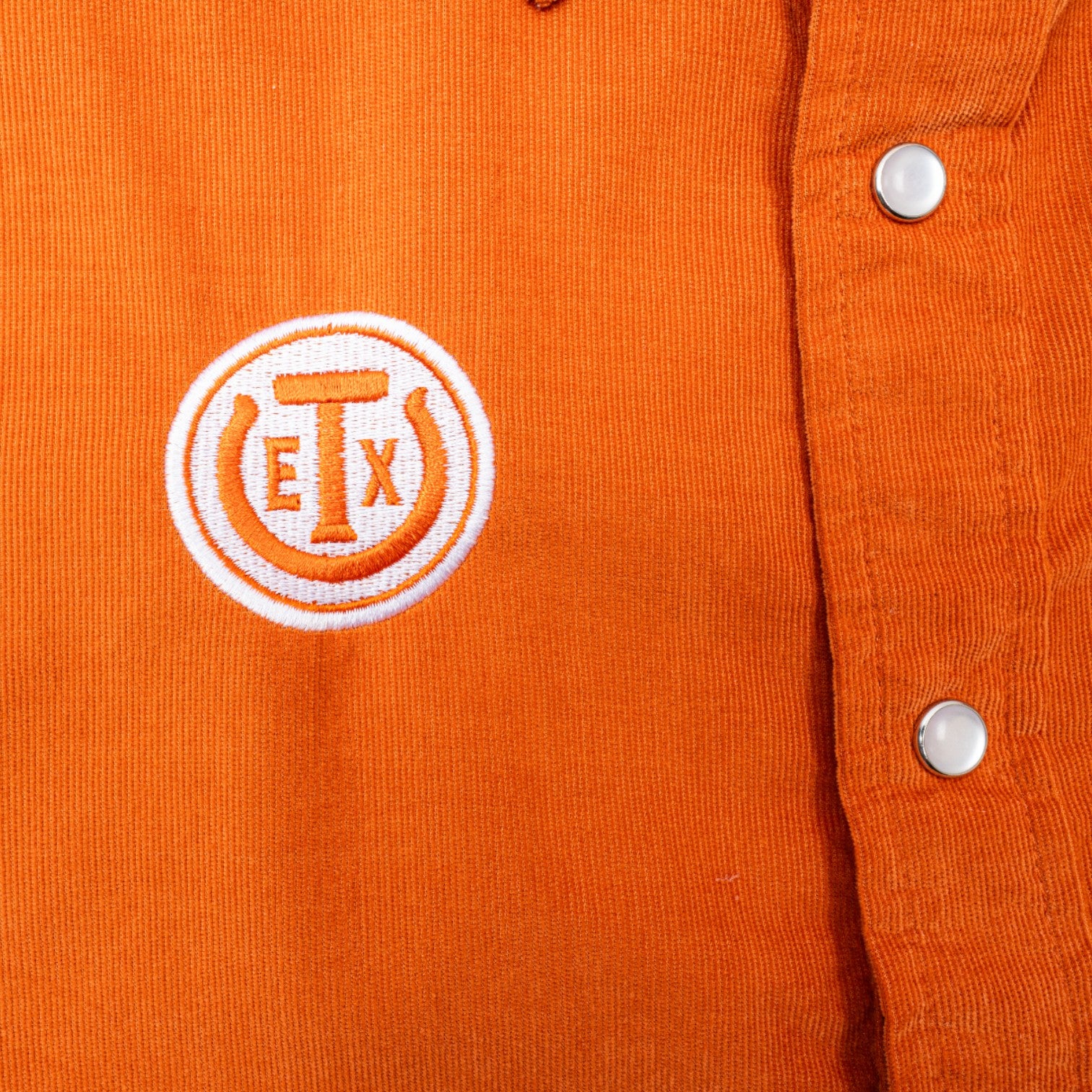 Texas Exes Corduroy Pearl Snap Short Sleeve | University Co-op