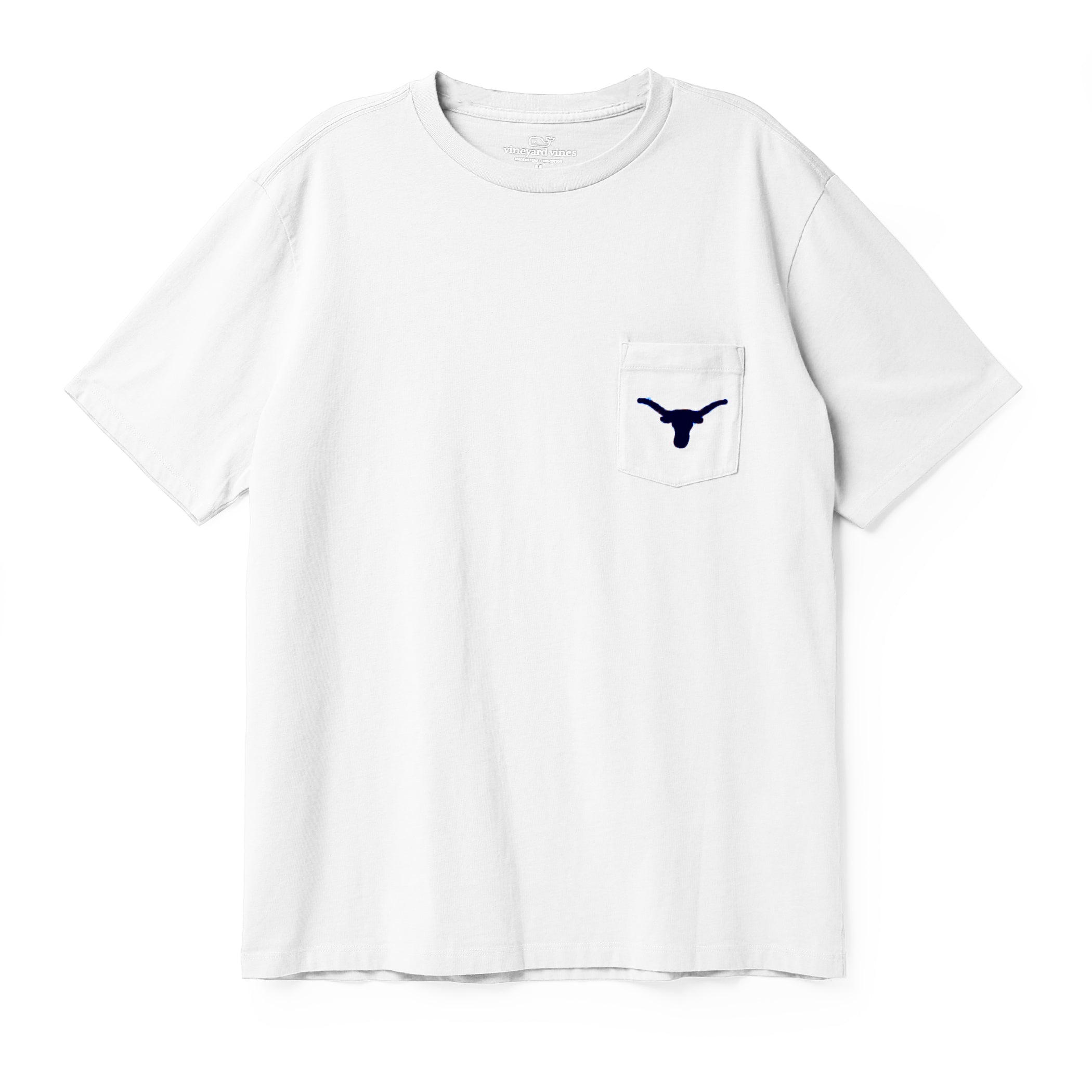 Vineyard Vines Texas Longhorns USA Rope Flag Short Sleeve Tee