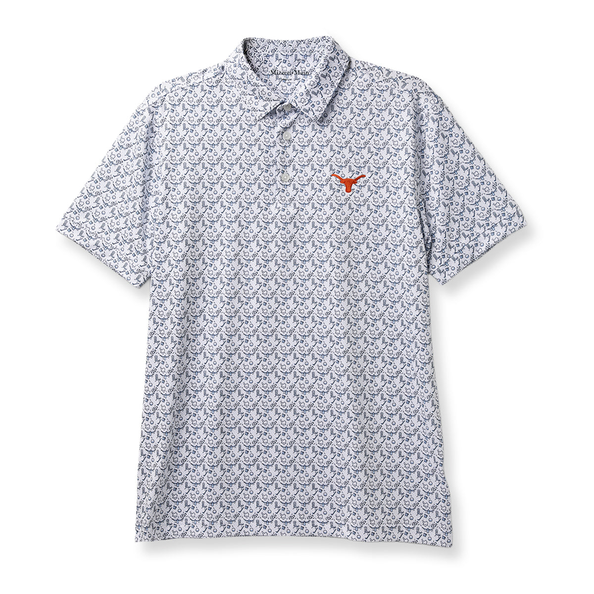 Mizzen+Main Texas Longhorns Cowboys and Cocktails All Over Pring Classic Polo