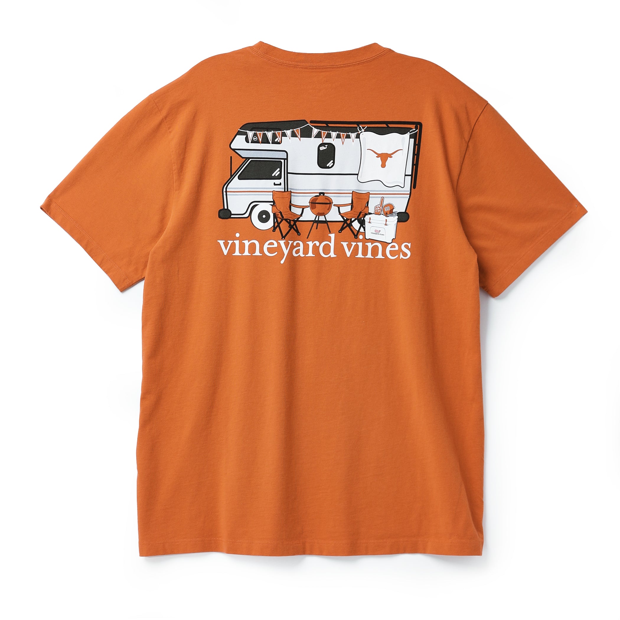 Vineyard Vines Texas Longhorns Trailer Short Sleeve Tee