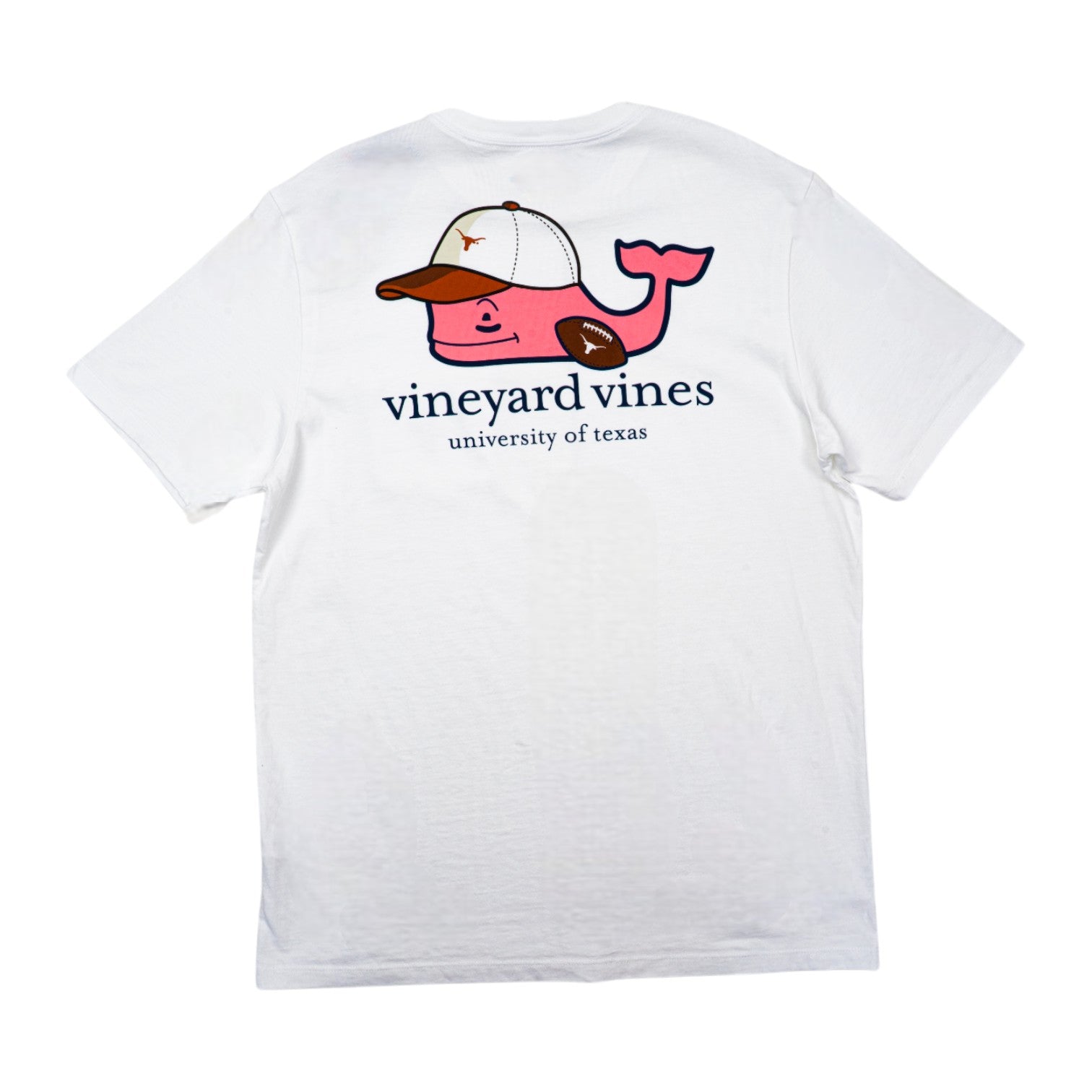 Vineyard Vines Texas Longhorns Fan Whale Tee