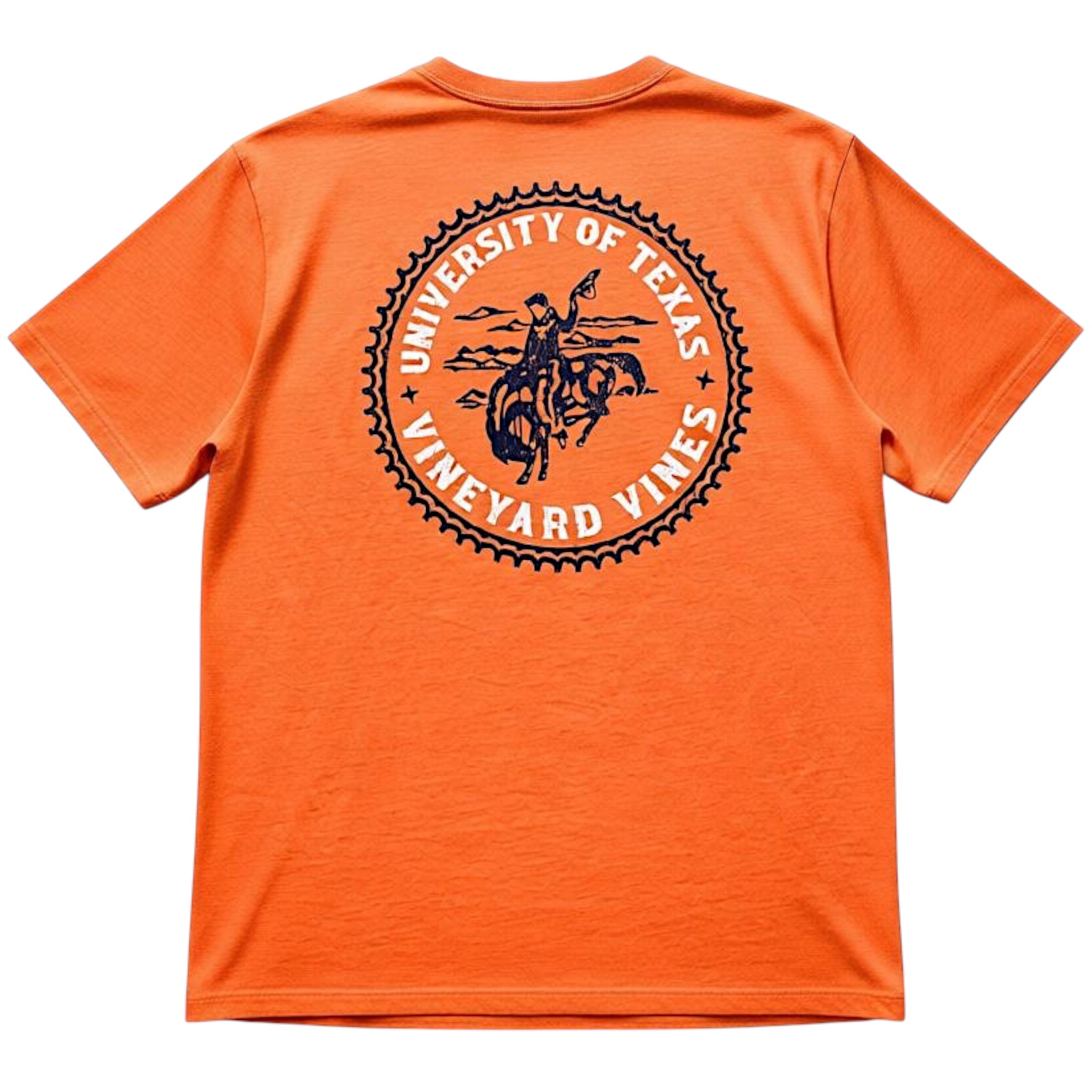 Vineyard Vines Texas Longhorns Pocket Rodeo Tee