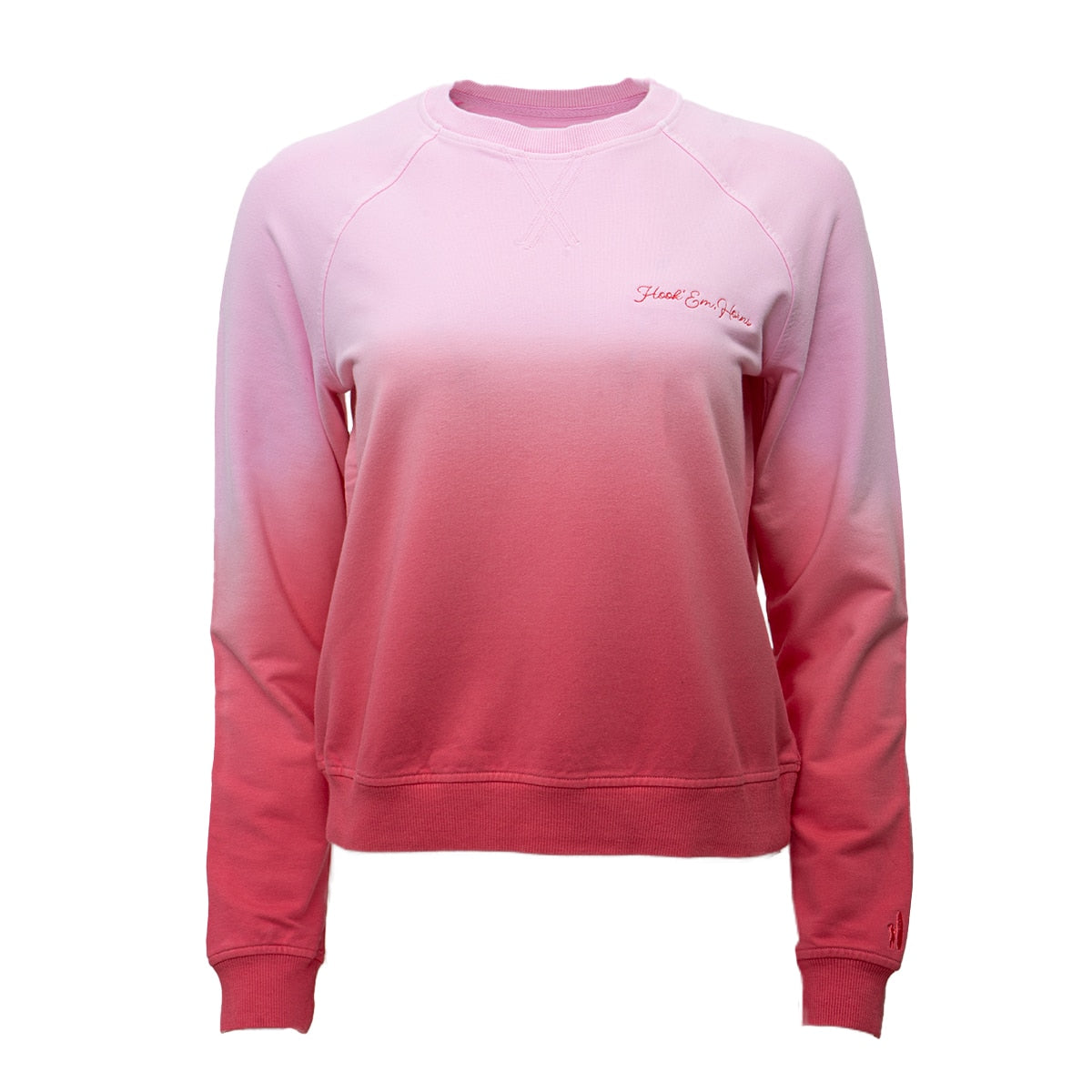 Johnnie-O Women's Texas Hook 'Em Horns Sophia Terry Sweatshirt