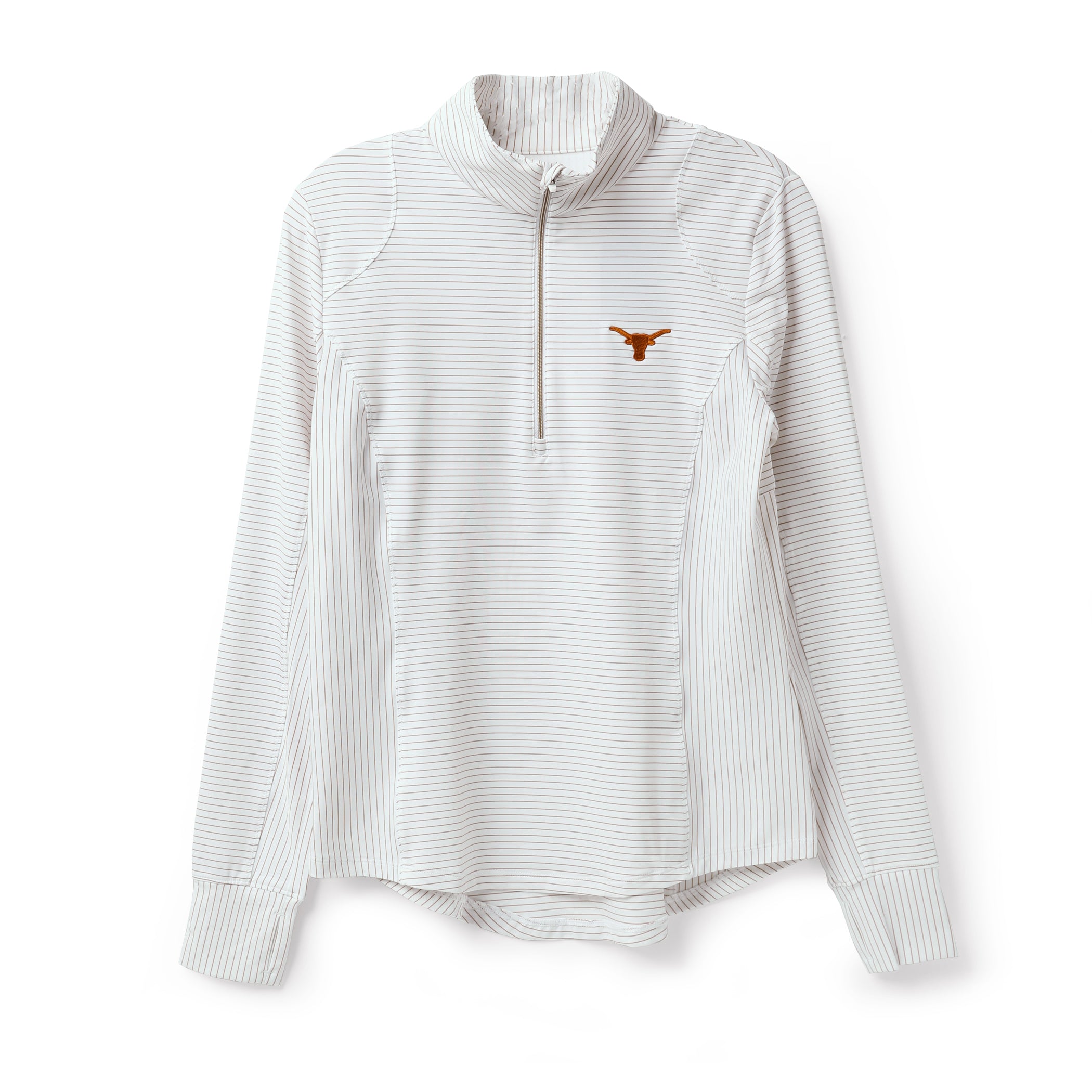 Zero Restriction Texas Longhorns Ranae Mock Quarter Zip