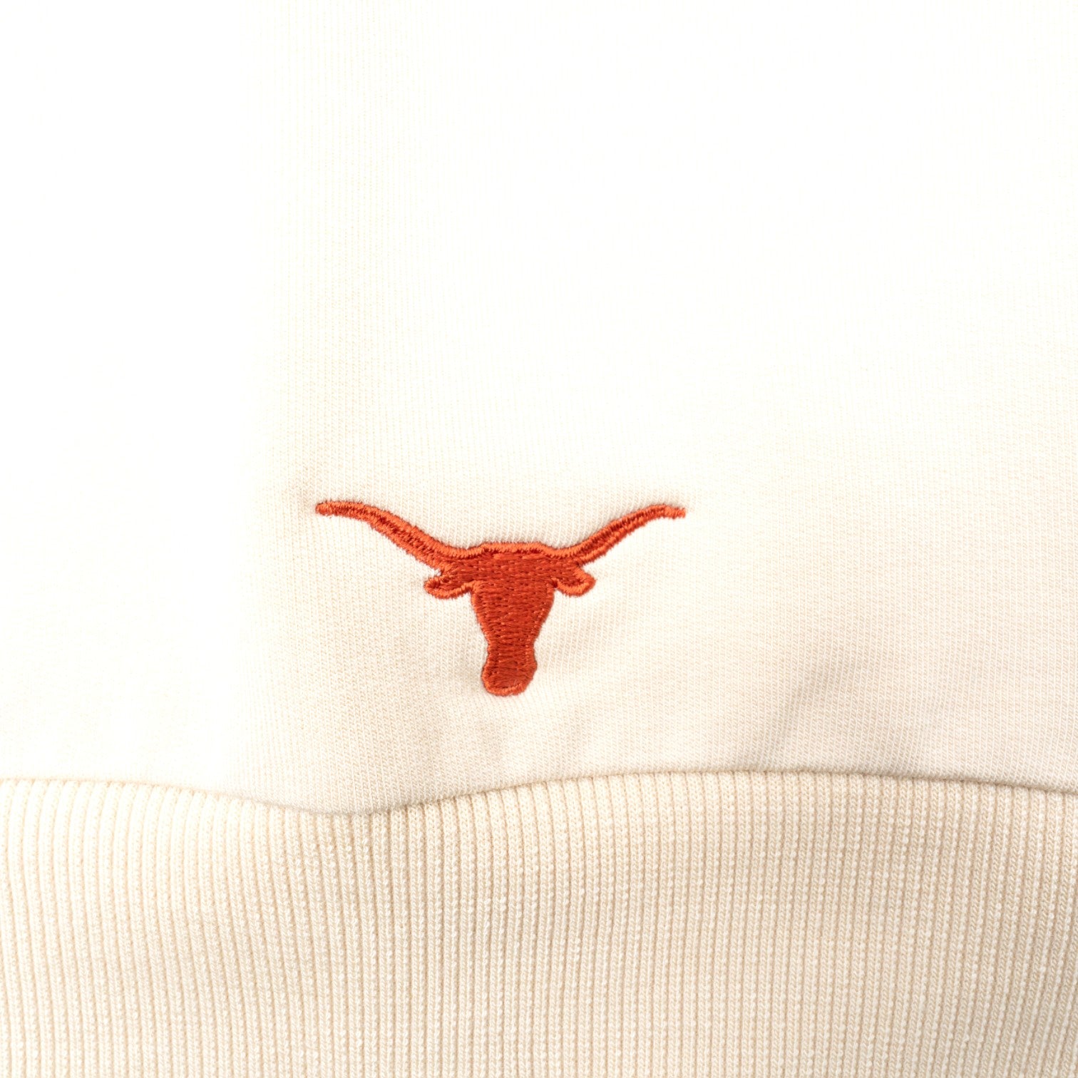 Texas Longhorns Naomi Half-Zip Fleece-Back Terry Pullover