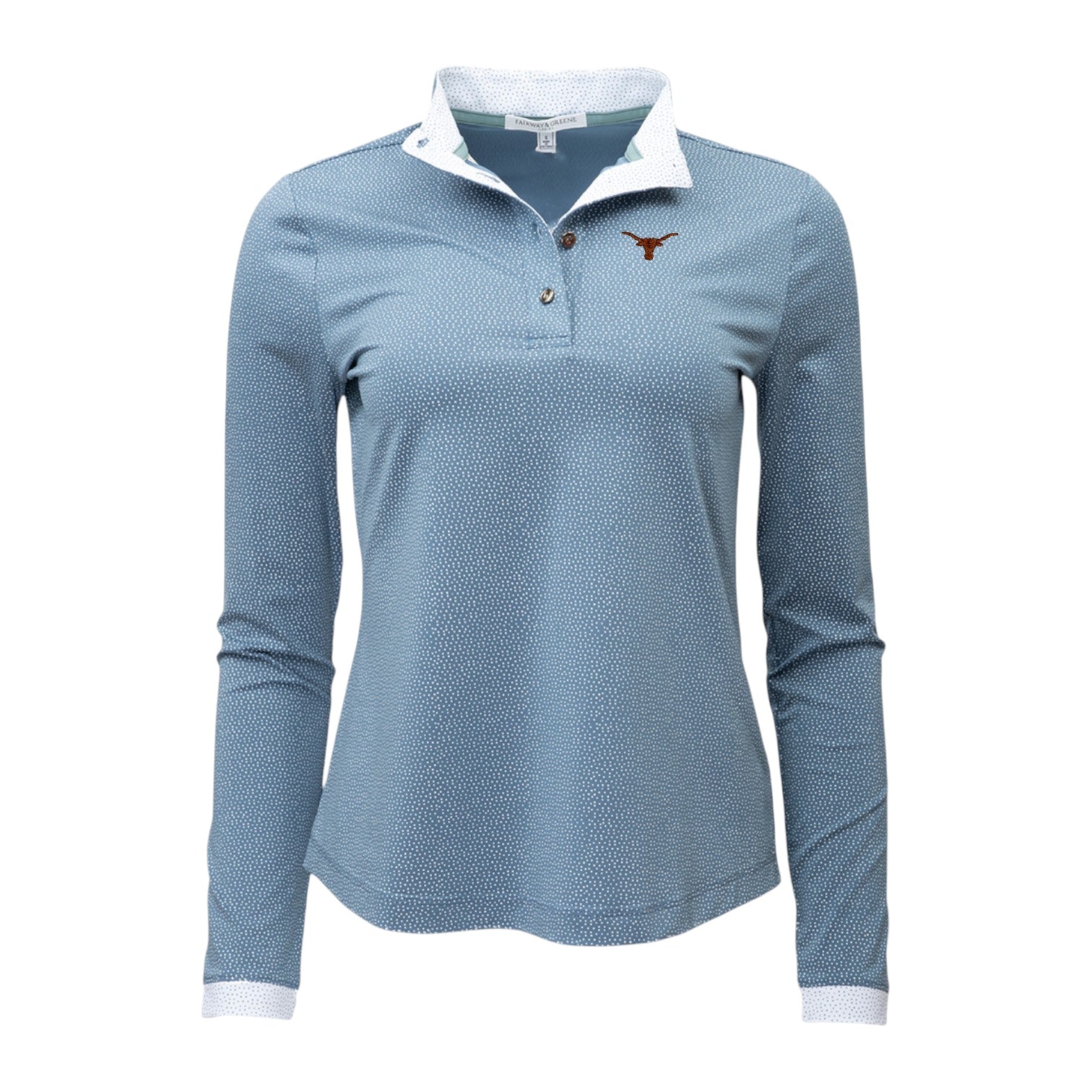 Texas Longhorns Collared Long Sleeve Shirt