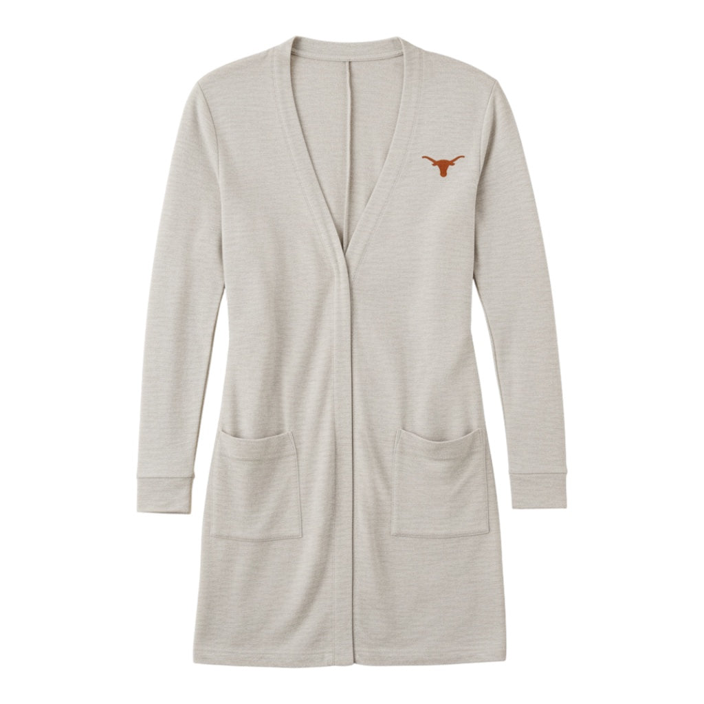 Forty Acres Texas Longhorns Beachwood Long Sleeve Cardigan