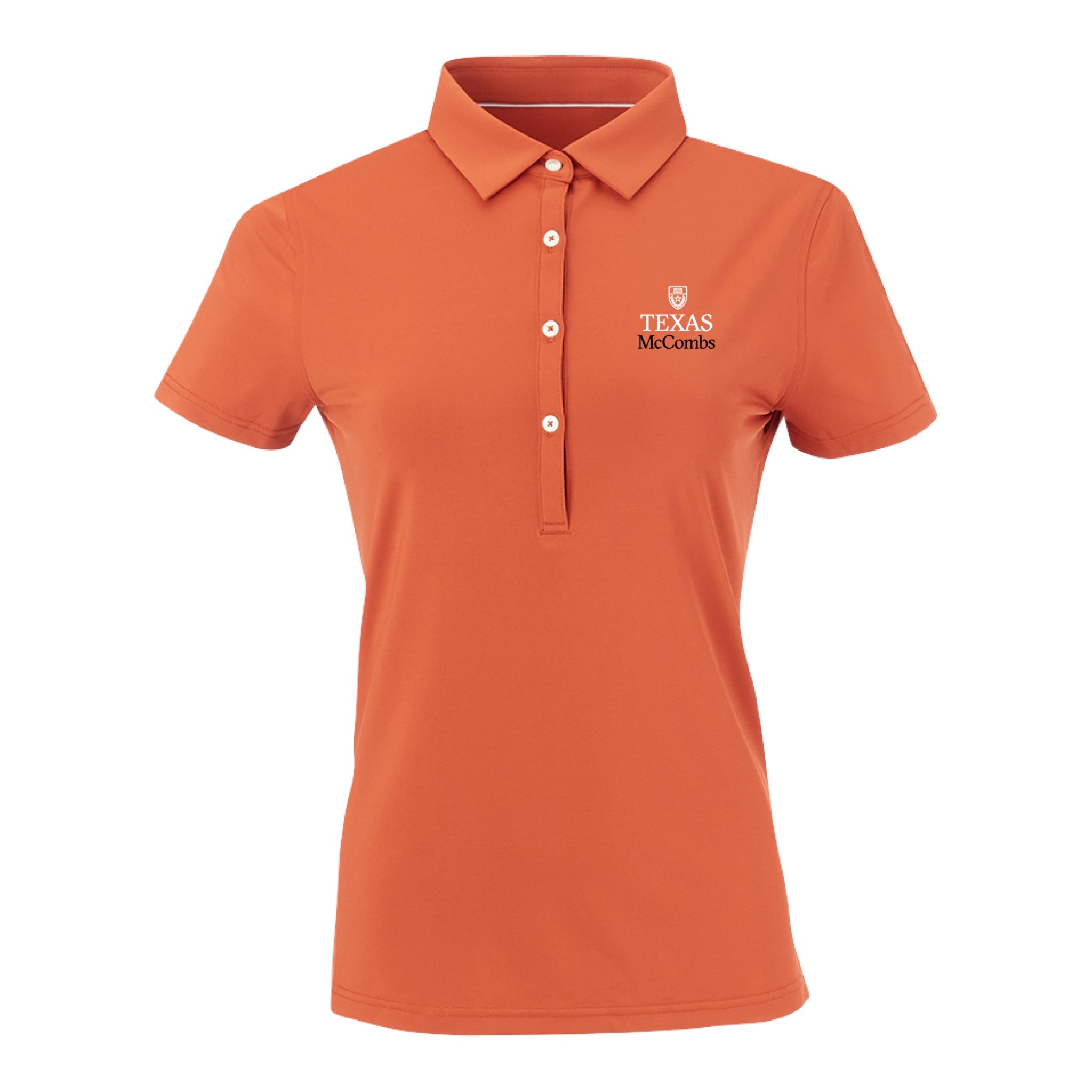 Forty Acres Ladies University of Texas McCombs EcoTec Polo