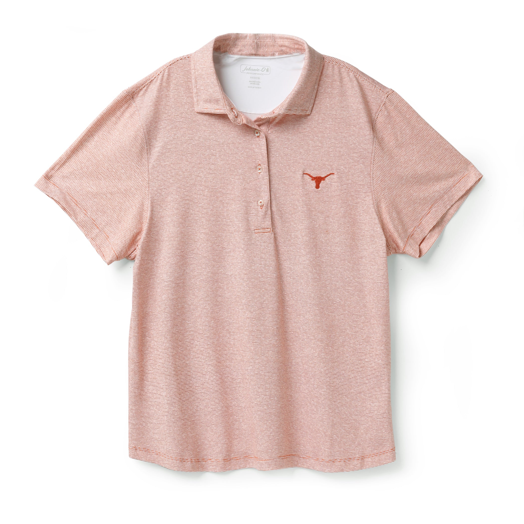 Johnnie-O Texas Longhorns Women's Maxine Costal Stripe Polo