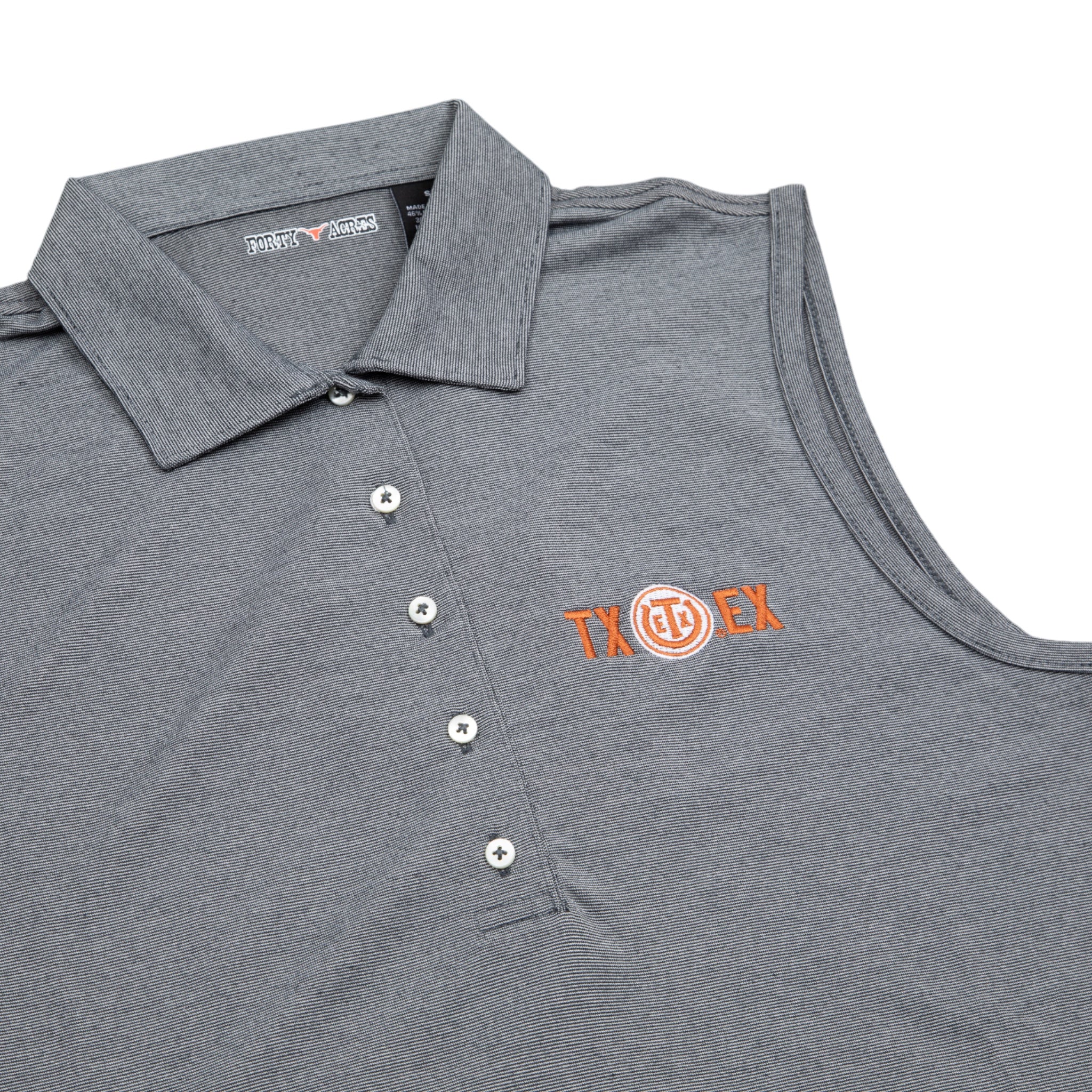Forty Acres Texas Exes Butterstripe Polo