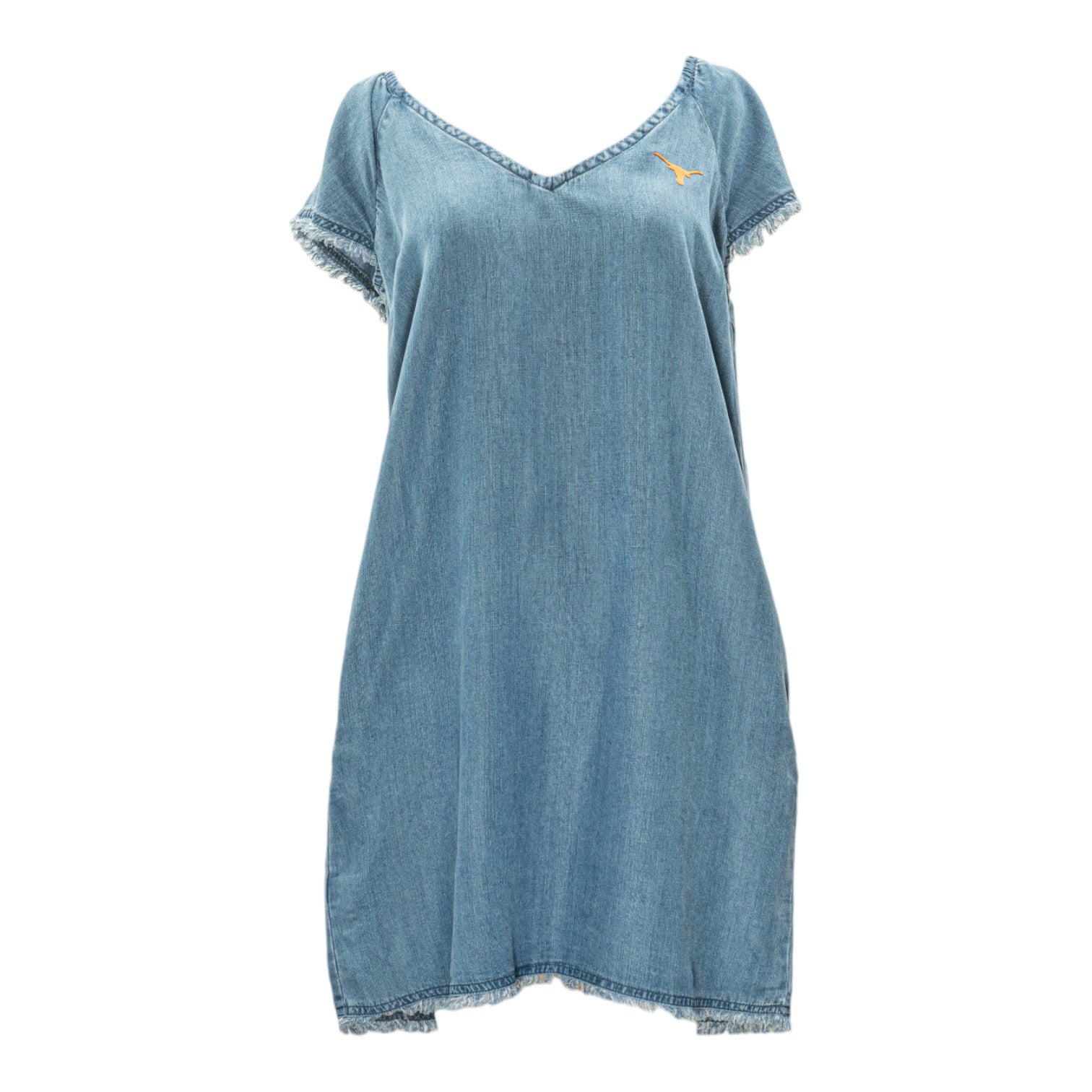 Tommy Bahama Chambray Flutter Sleeve Shift Dress