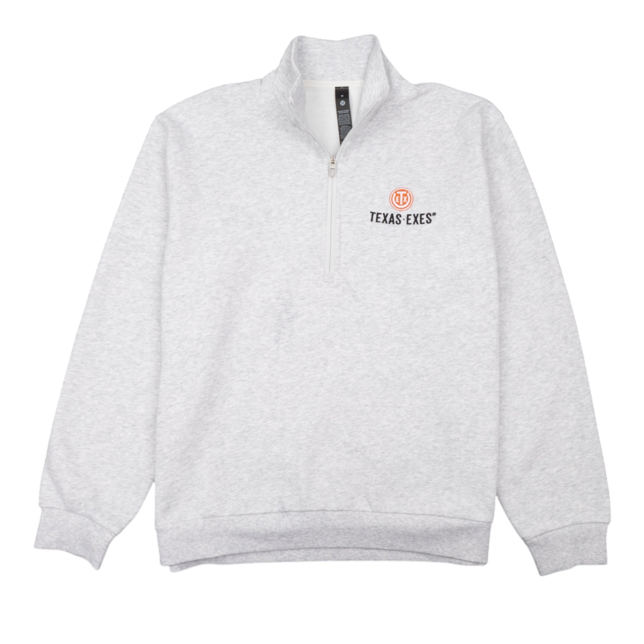 lululemon Texas Exes ALUM Steady State Half Zip Light Gray