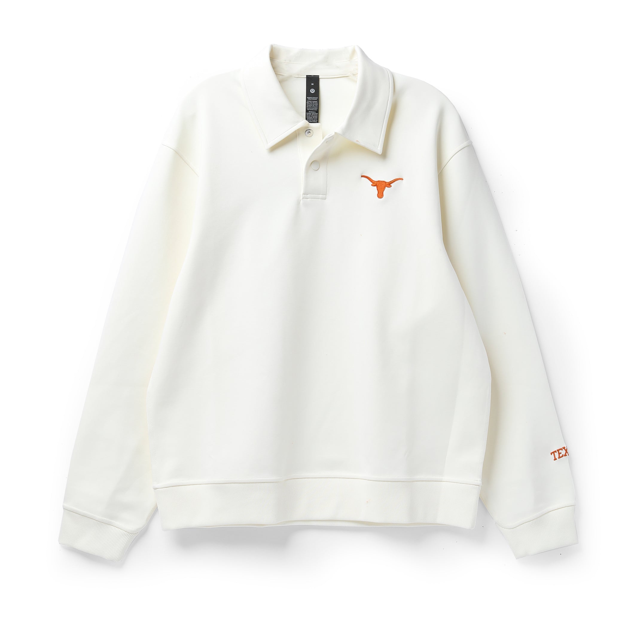 lululemon Texas Longhorns Smooth Double Knit Long-Sleeve Polo